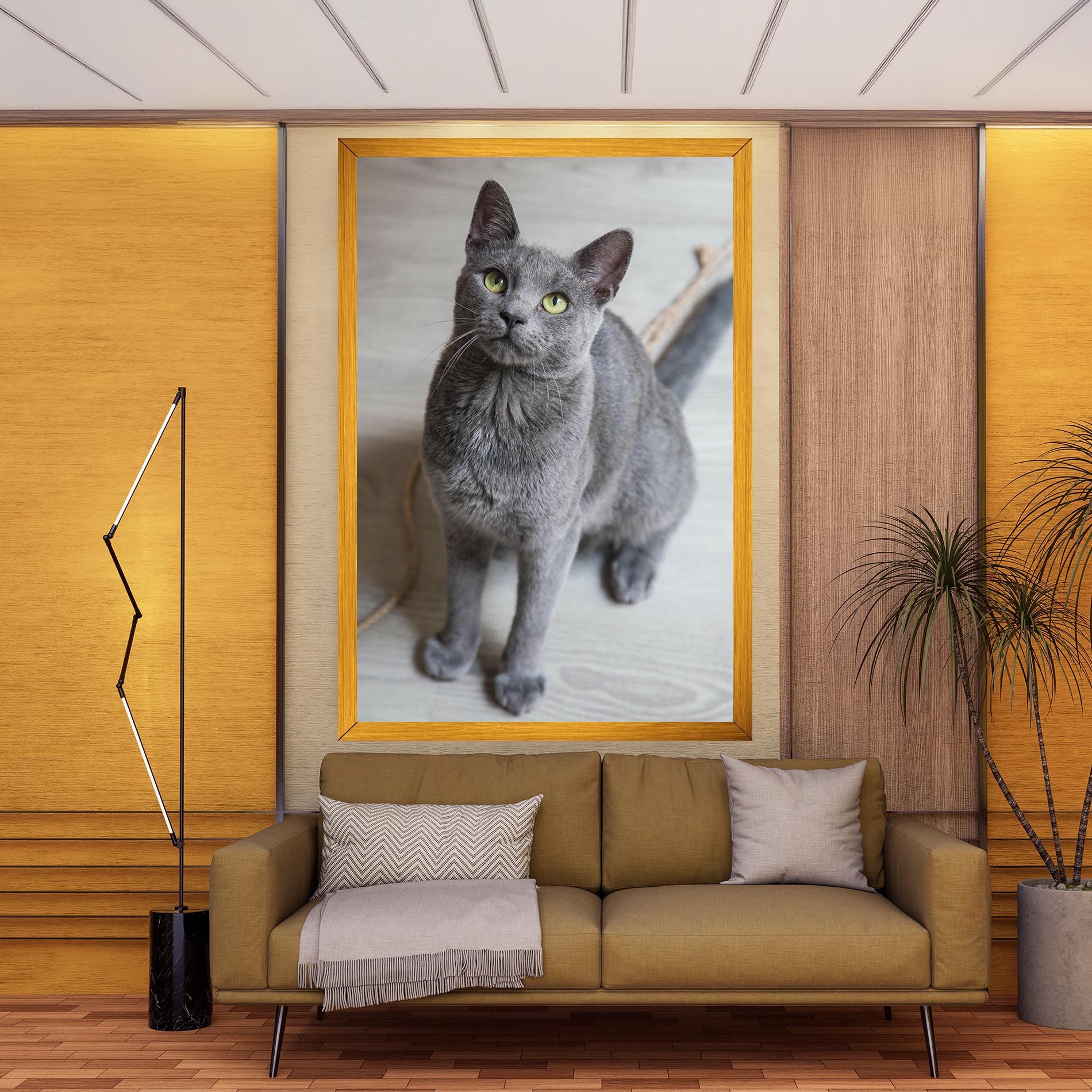 Grey Green Cat Eyes mockup 9