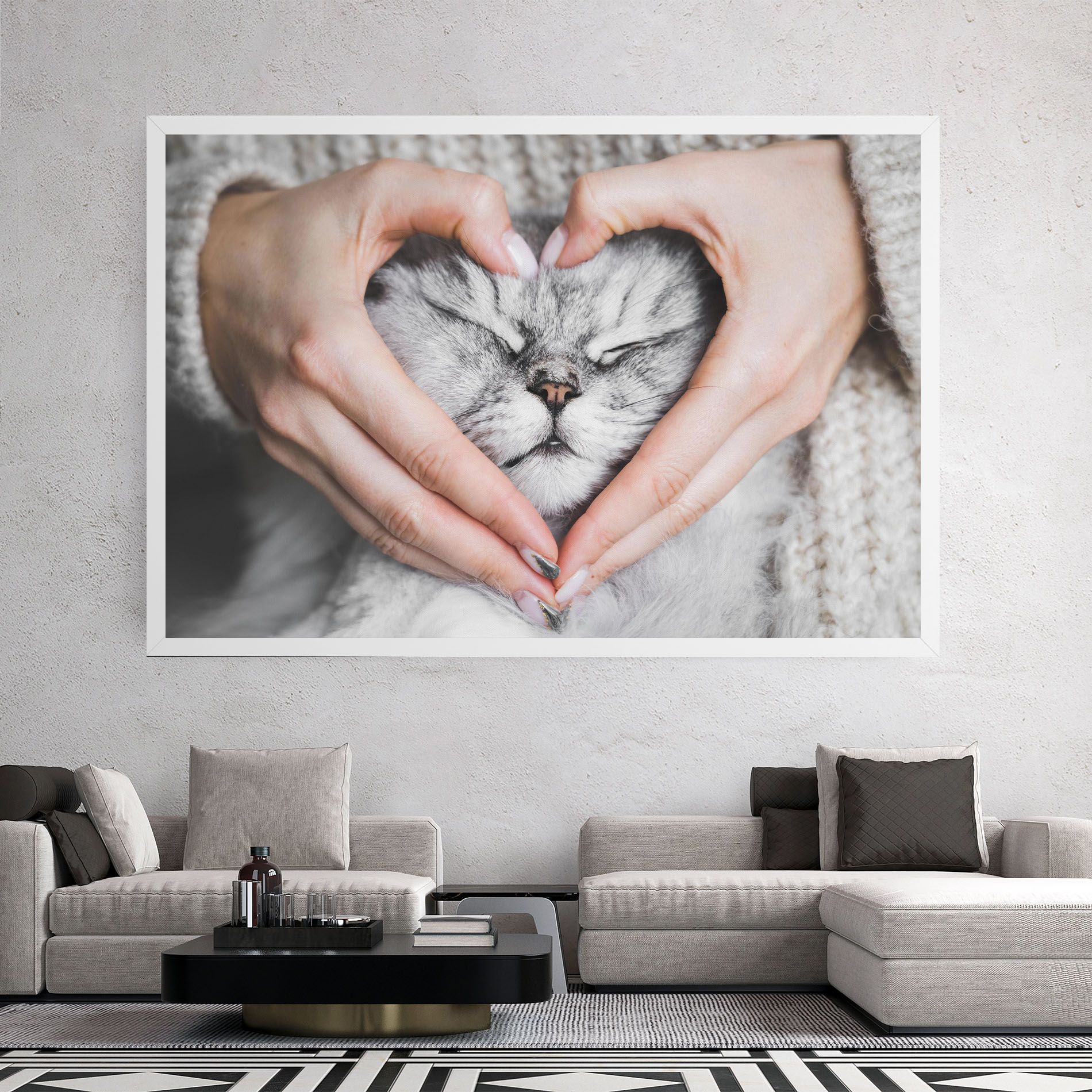 Lovely Cat mockup 2
