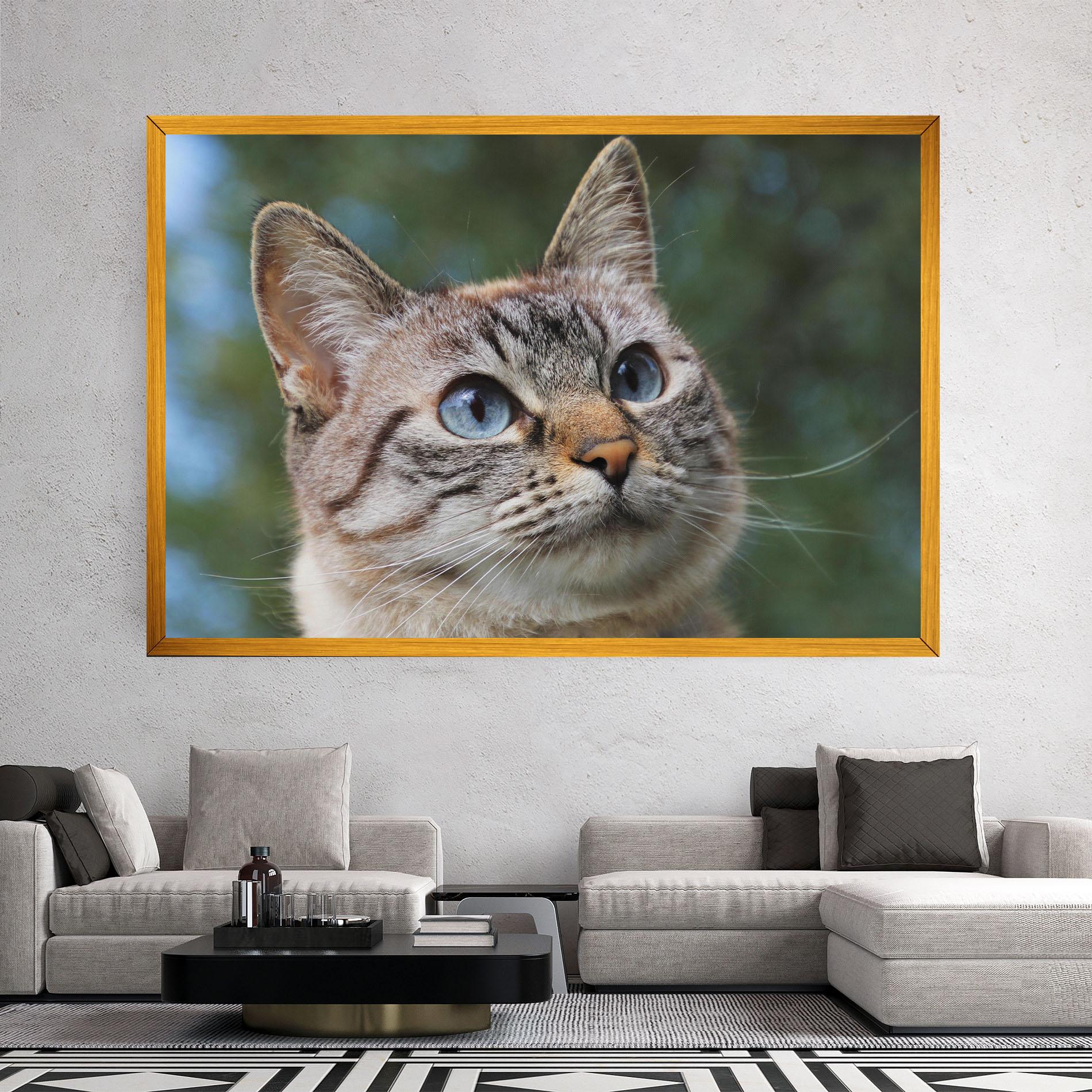 Leinwandbild Blue Eyes Cutie mockup 2