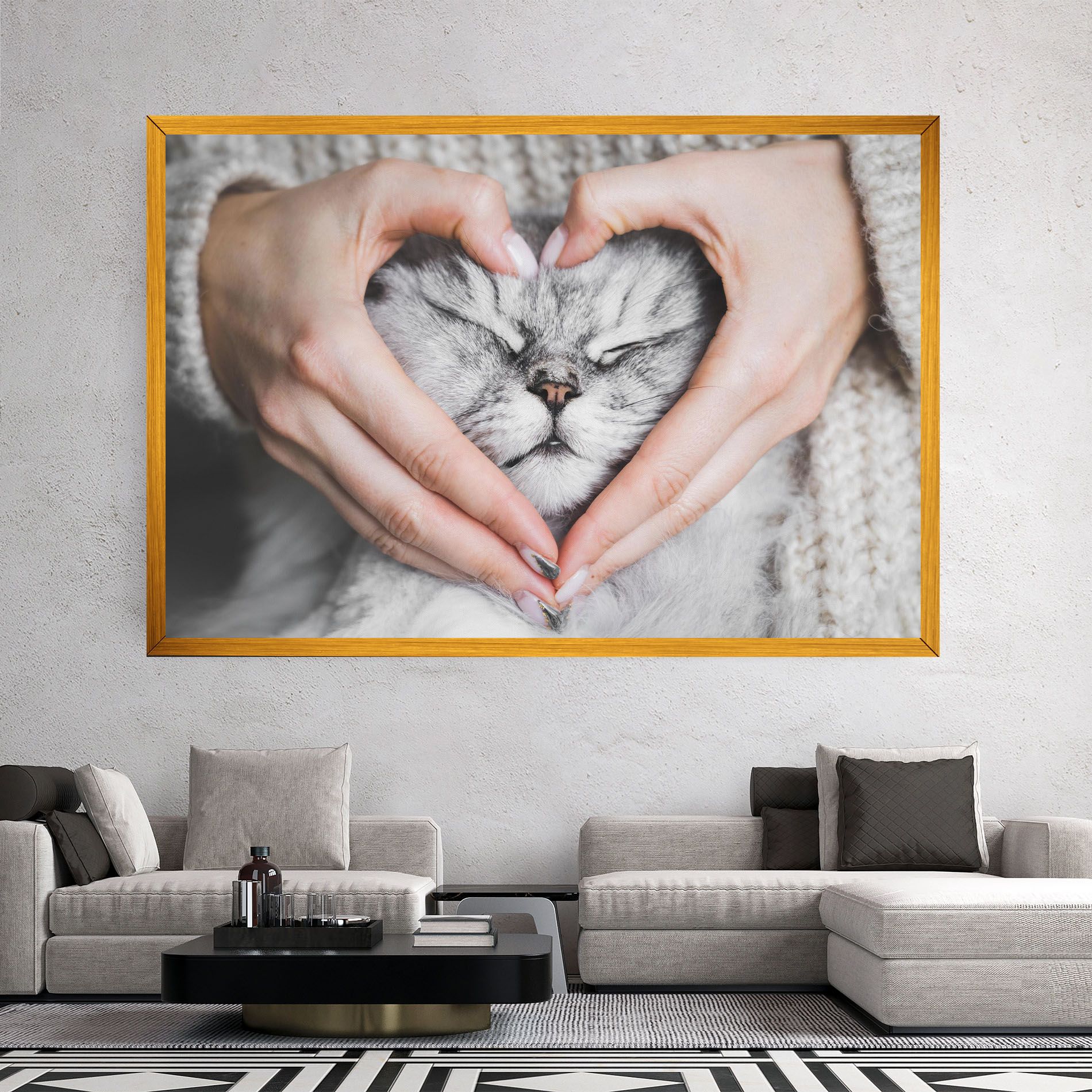 Lovely Cat mockup 2