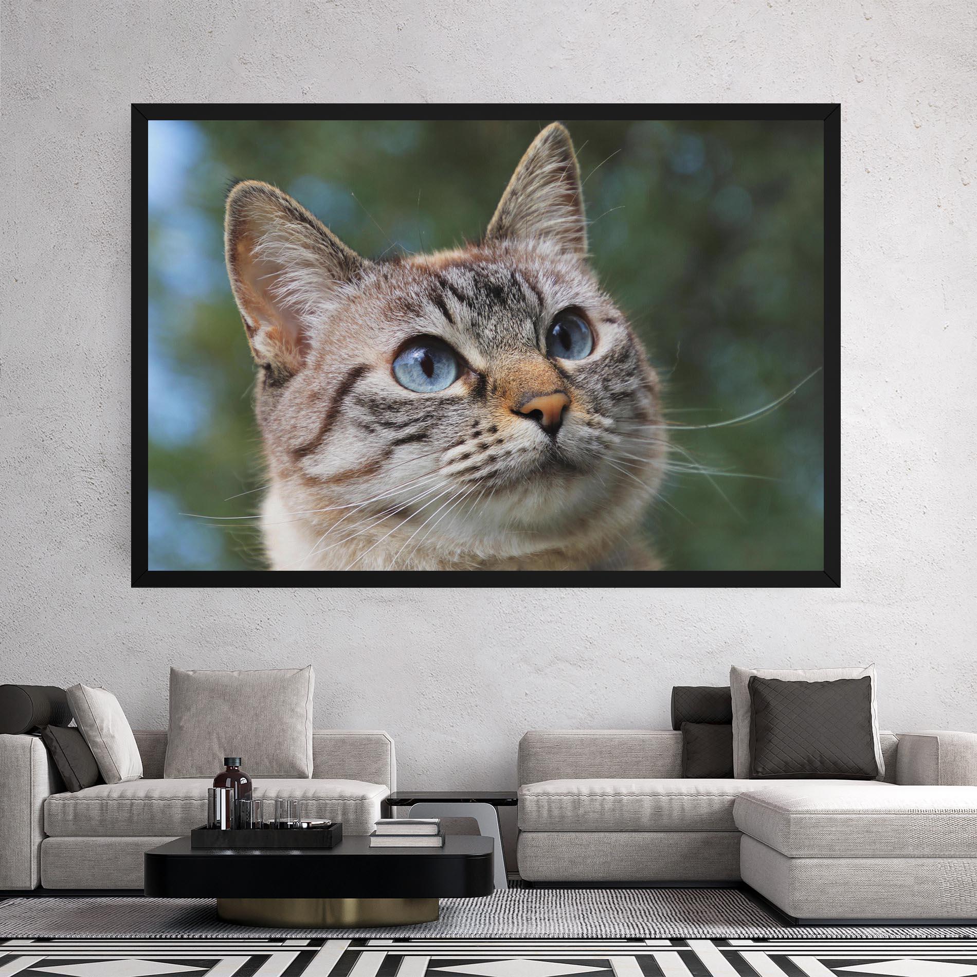 Leinwandbild Blue Eyes Cutie mockup 2