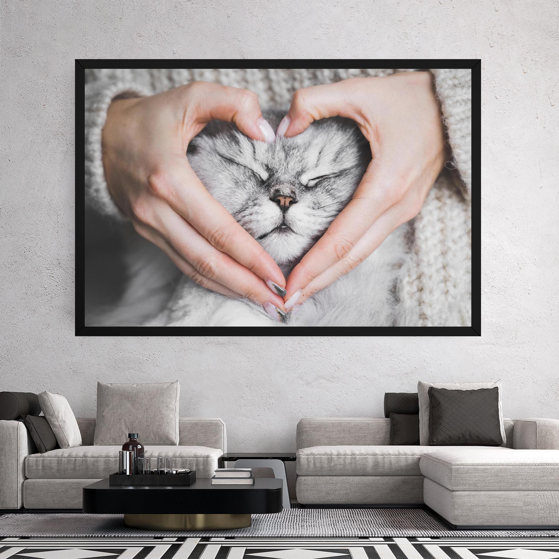 Lovely Cat mockup 2