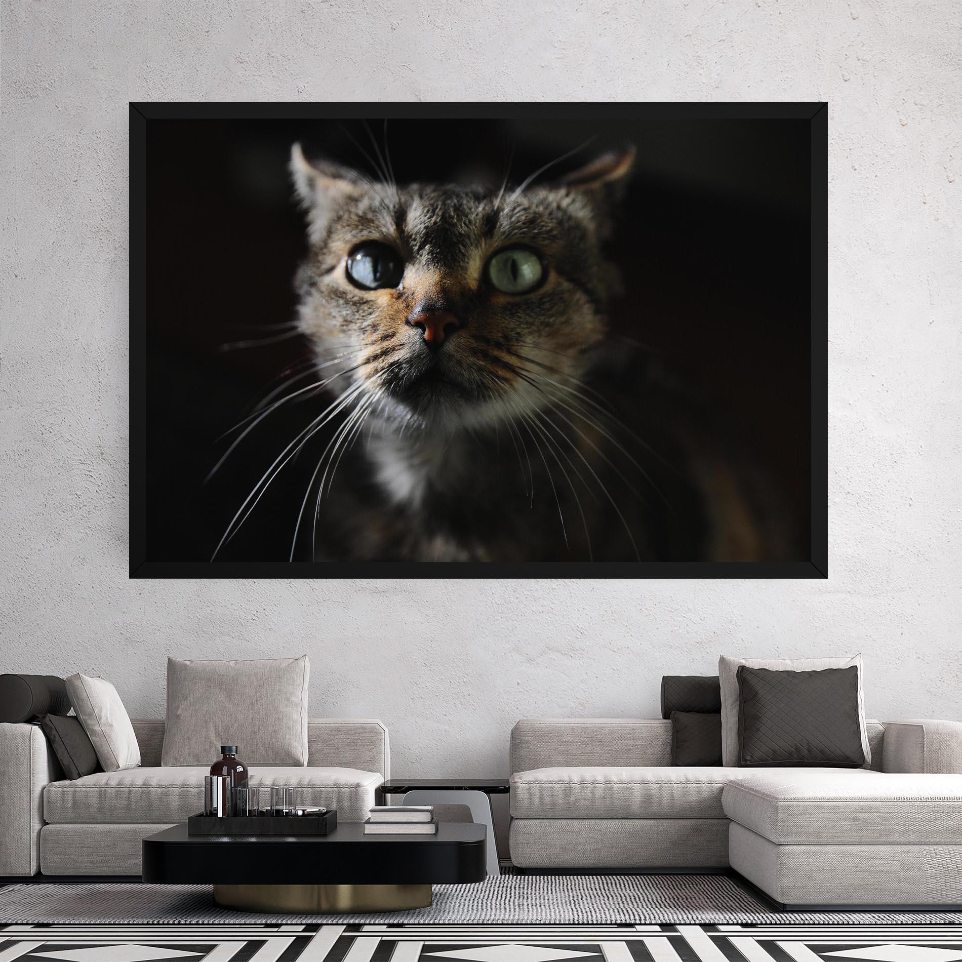 Leinwandbild Playful Cat mockup 2