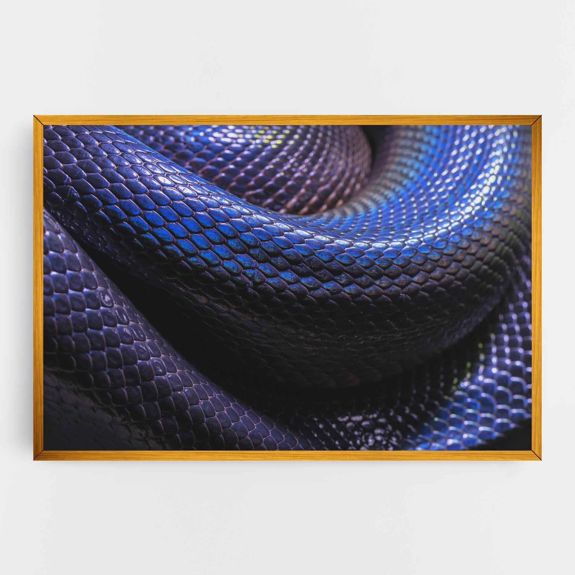 Leinwandbild Snake Skin mockup 0