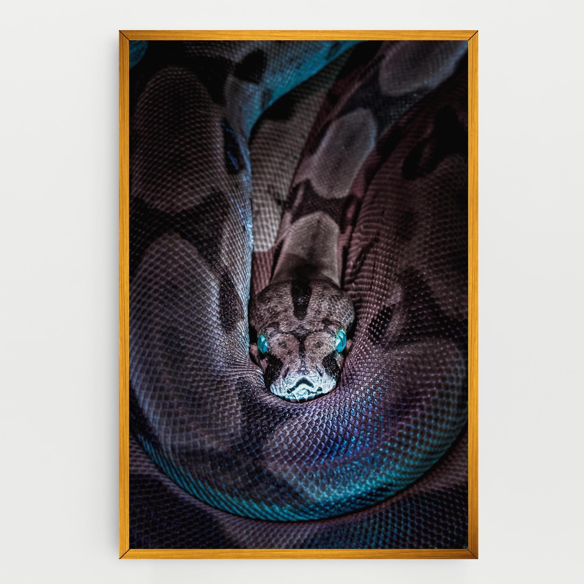 Leinwandbild Vibrant Snake mockup 0
