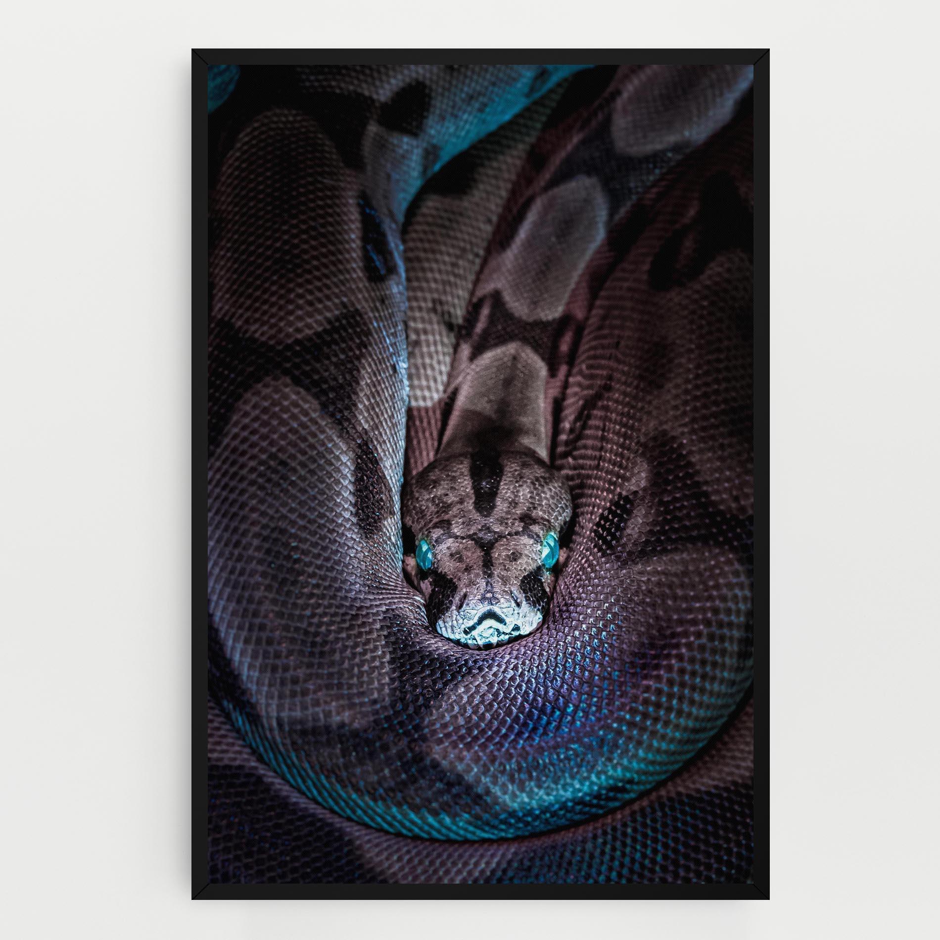 Leinwandbild Vibrant Snake mockup 0