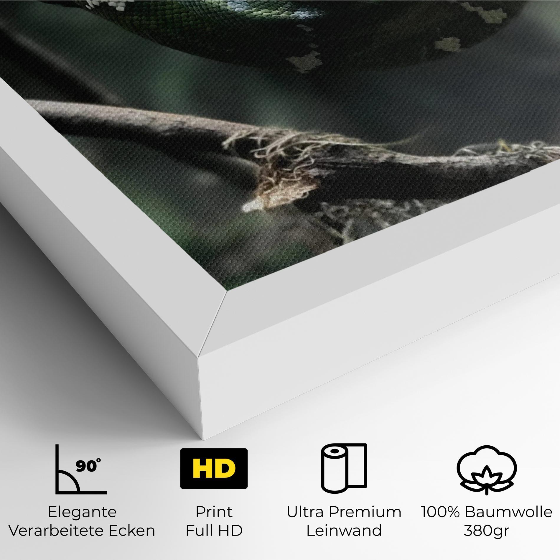 Leinwandbild Sleepy Snake mockup 4