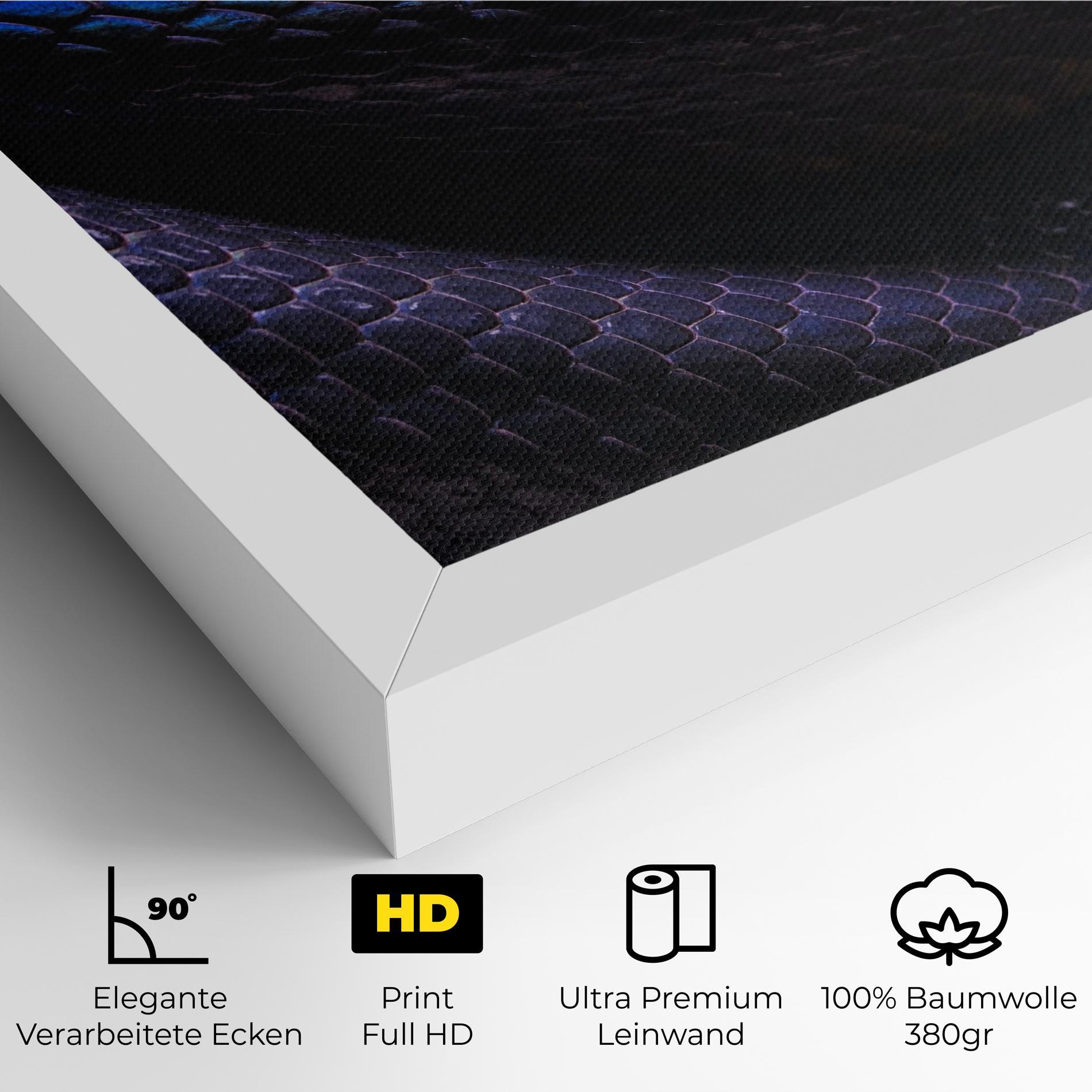 Leinwandbild Snake Skin mockup 4
