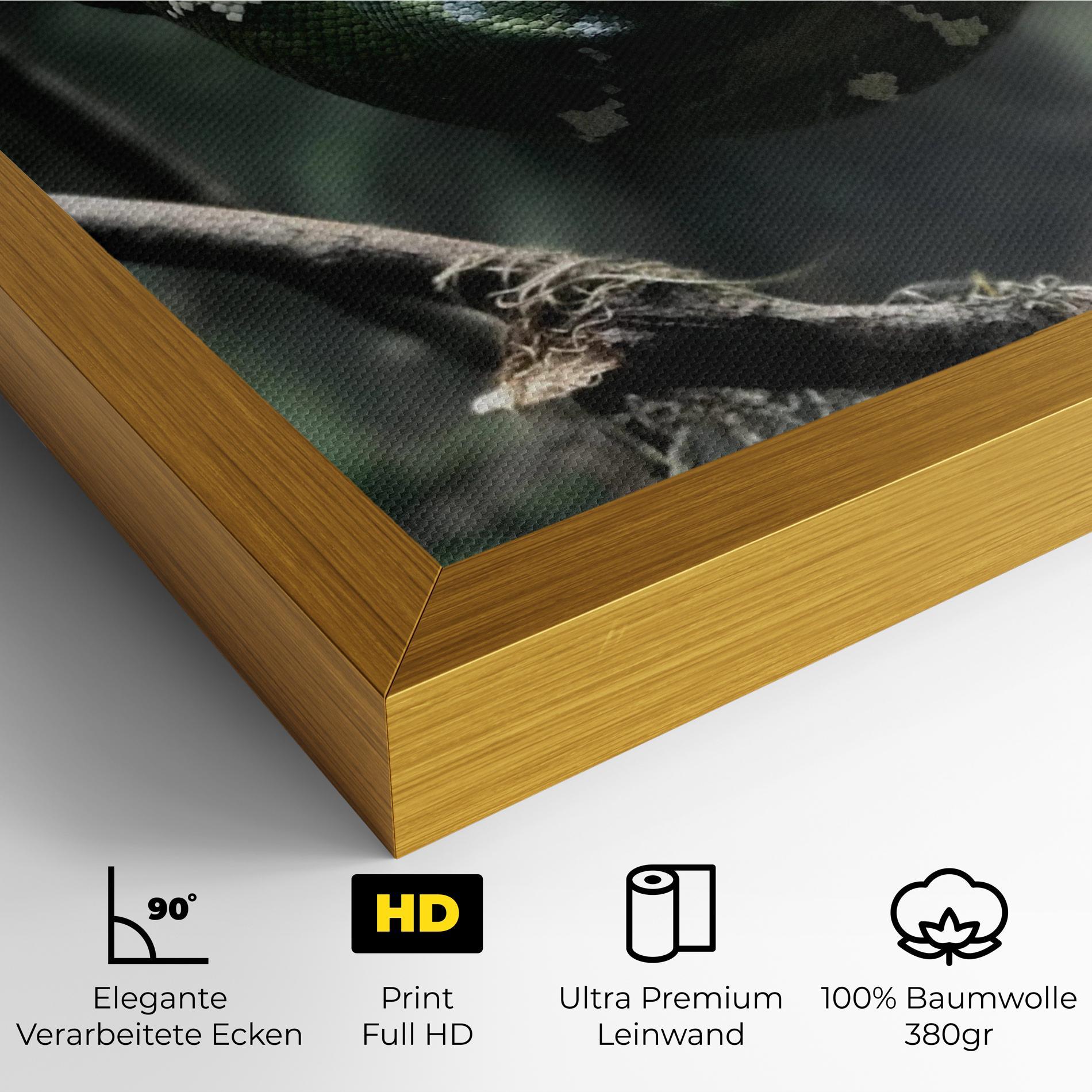 Leinwandbild Sleepy Snake mockup 4