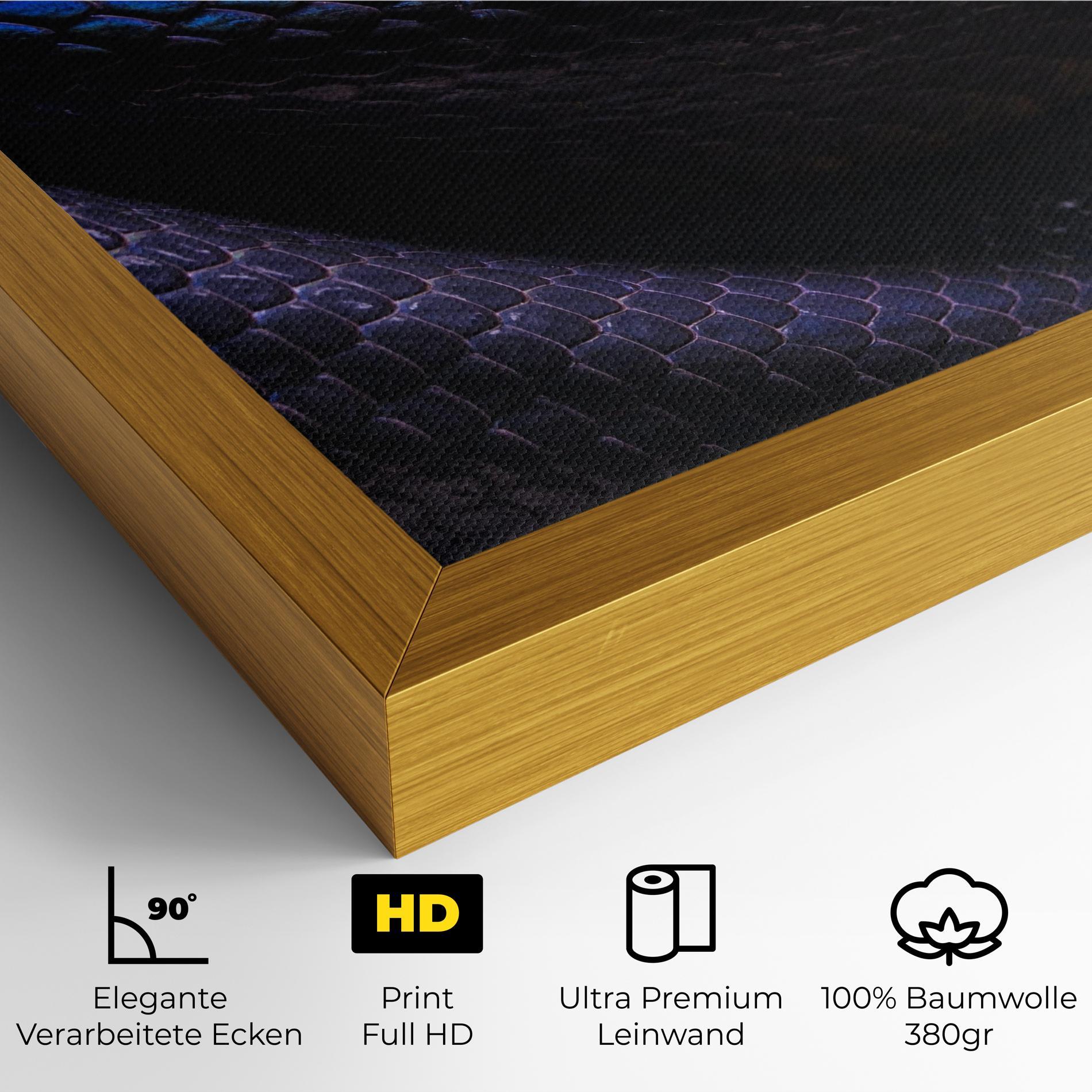 Leinwandbild Snake Skin mockup 4