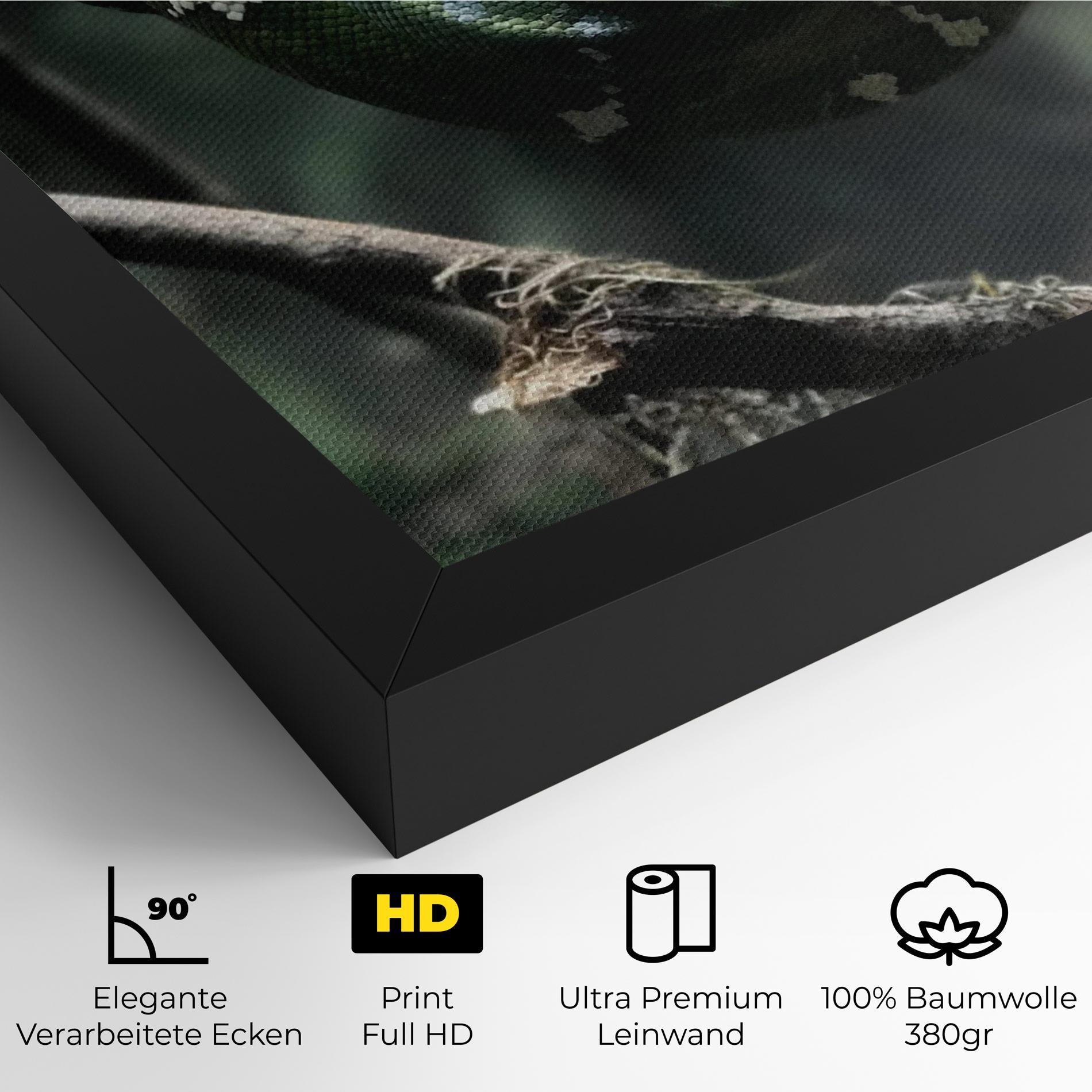 Leinwandbild Sleepy Snake mockup 4