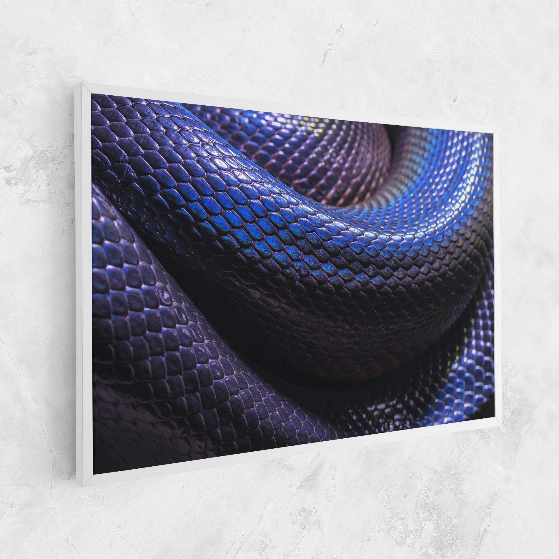 Leinwandbild Snake Skin mockup 1