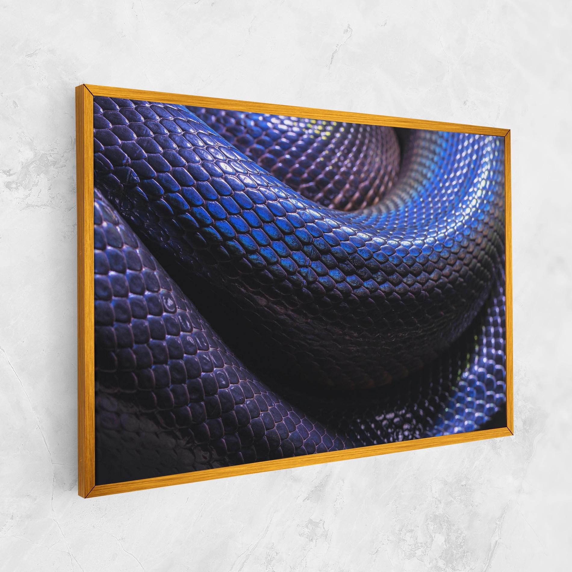 Leinwandbild Snake Skin mockup 1