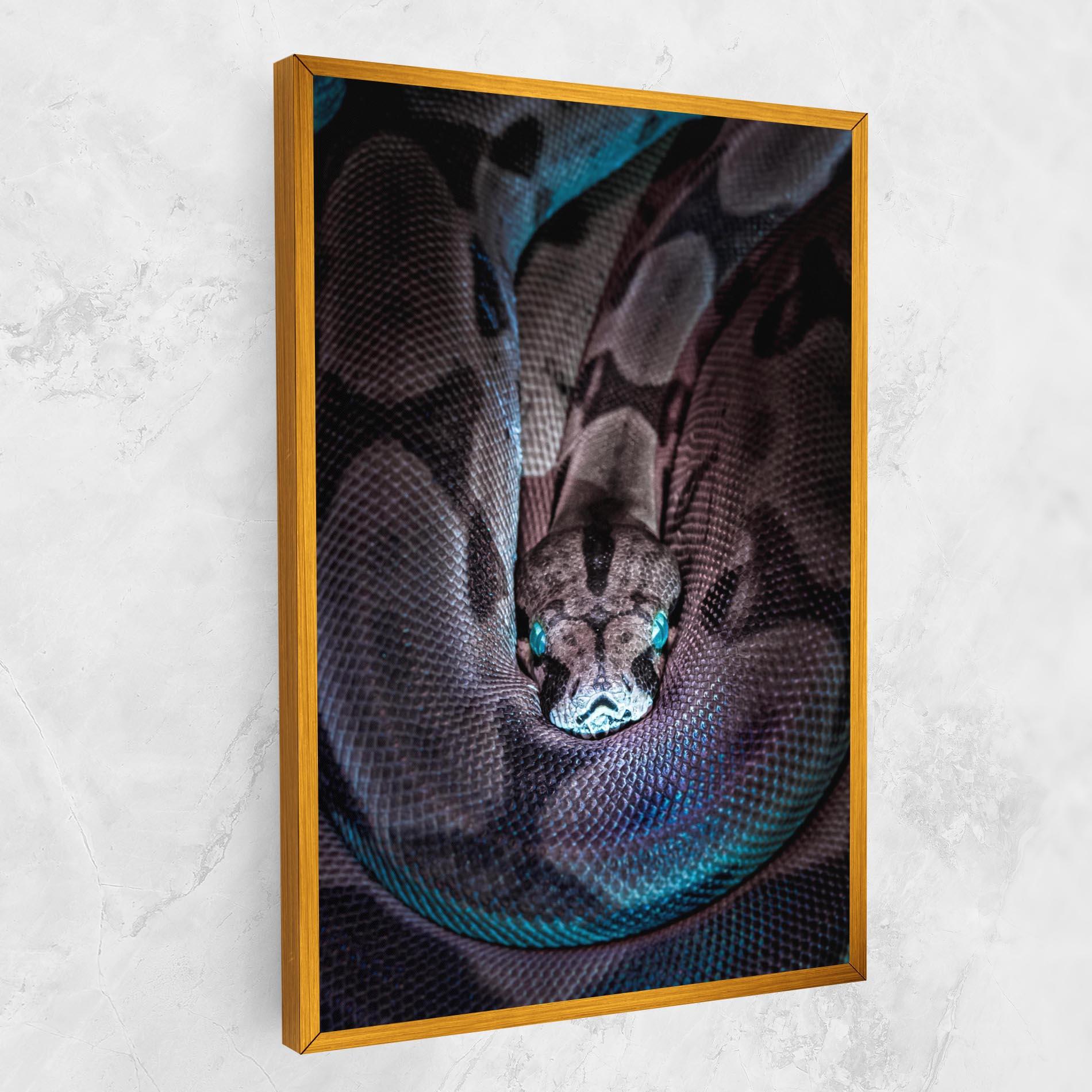 Leinwandbild Vibrant Snake mockup 1