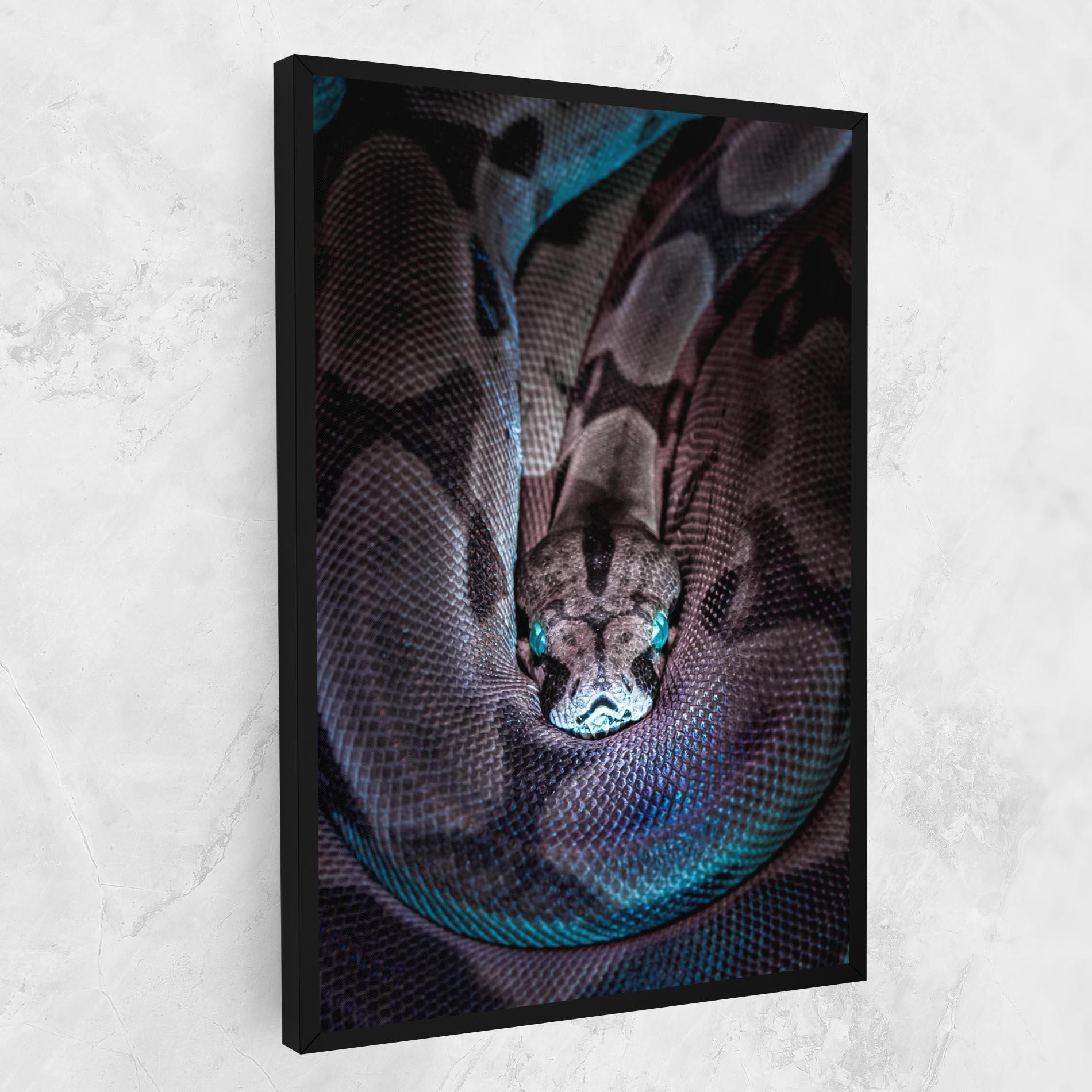 Leinwandbild Vibrant Snake mockup 1