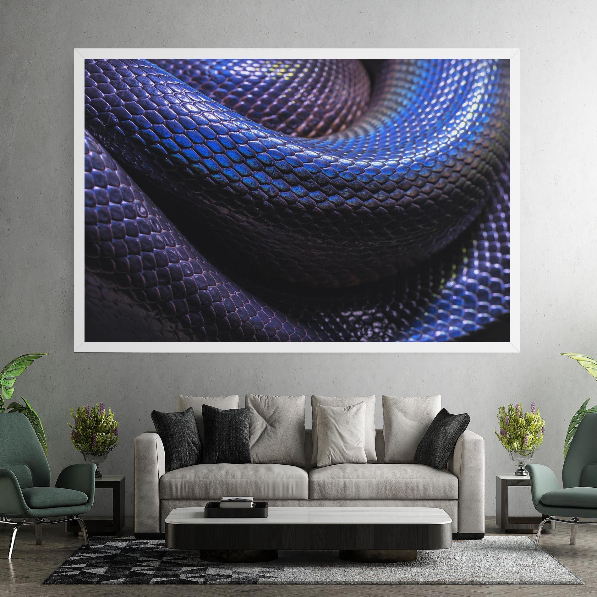 Leinwandbild Snake Skin mockup 7