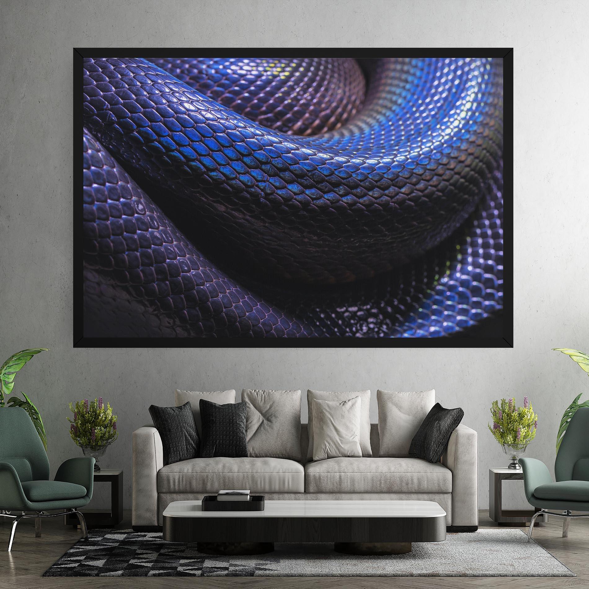 Leinwandbild Snake Skin mockup 7