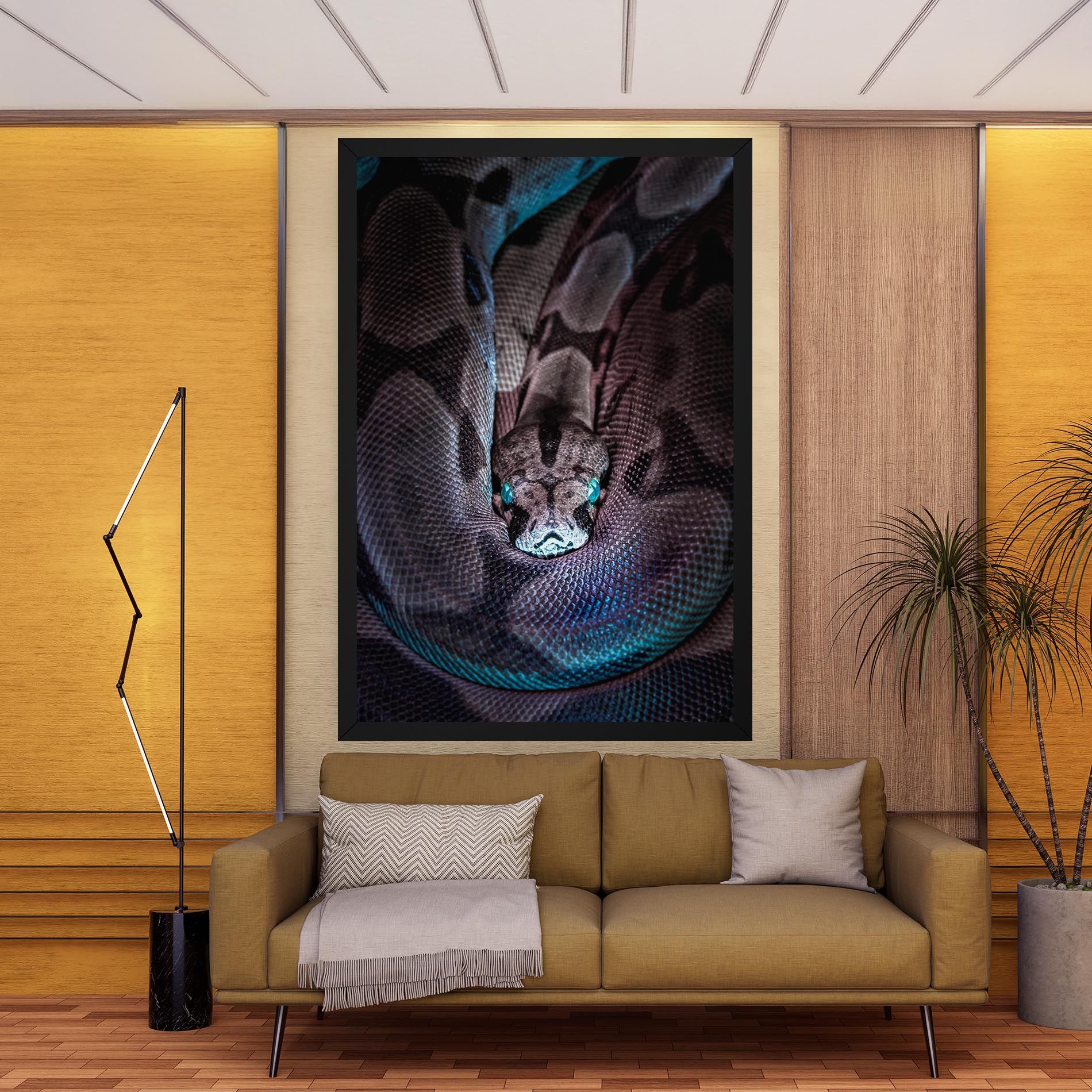 Vibrant Snake mockup 9