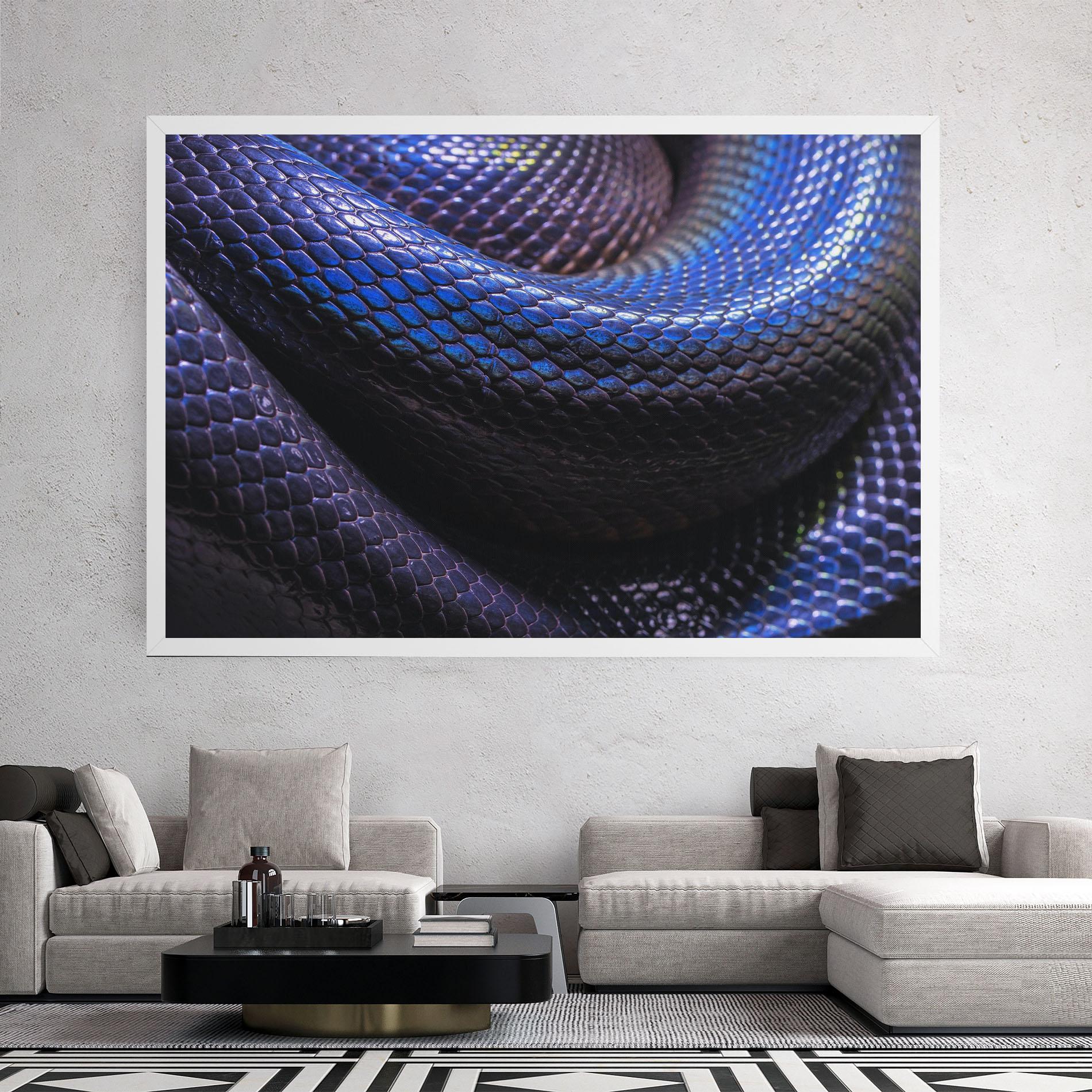 Leinwandbild Snake Skin mockup 2