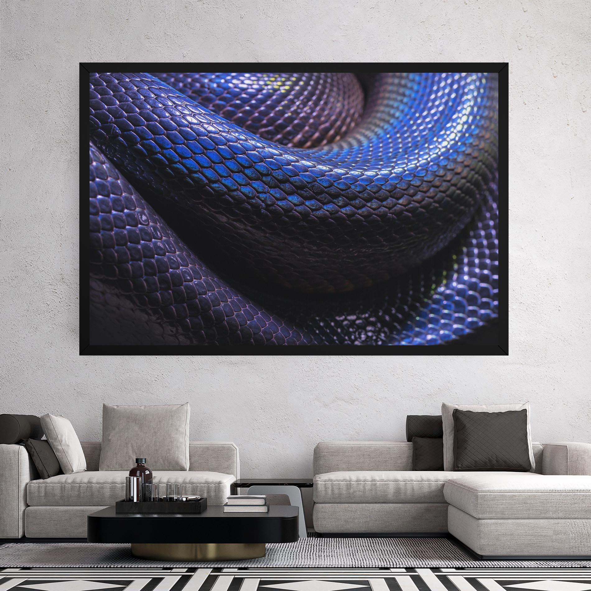 Leinwandbild Snake Skin mockup 2