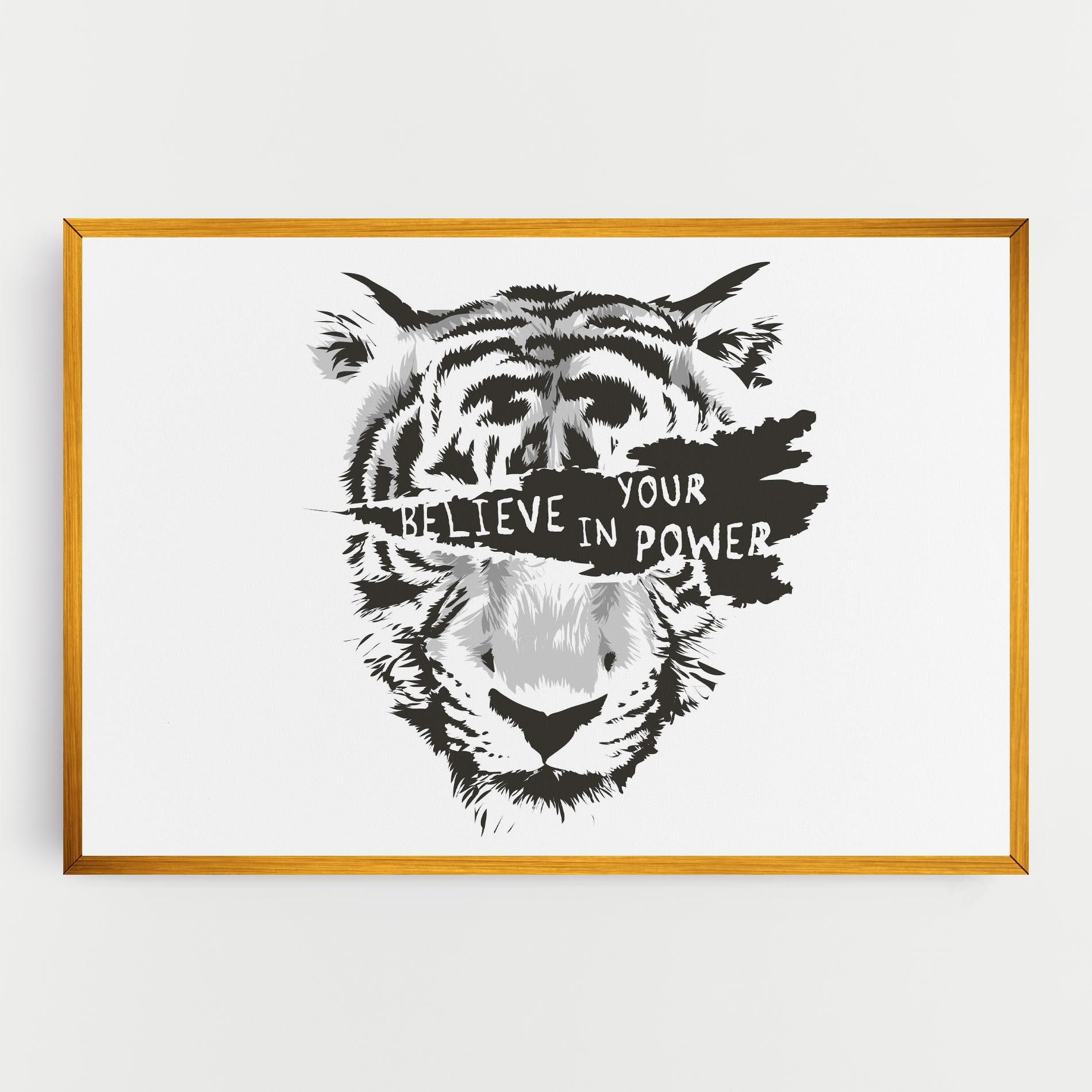 Leinwandbild Belive In Your Power mockup 0