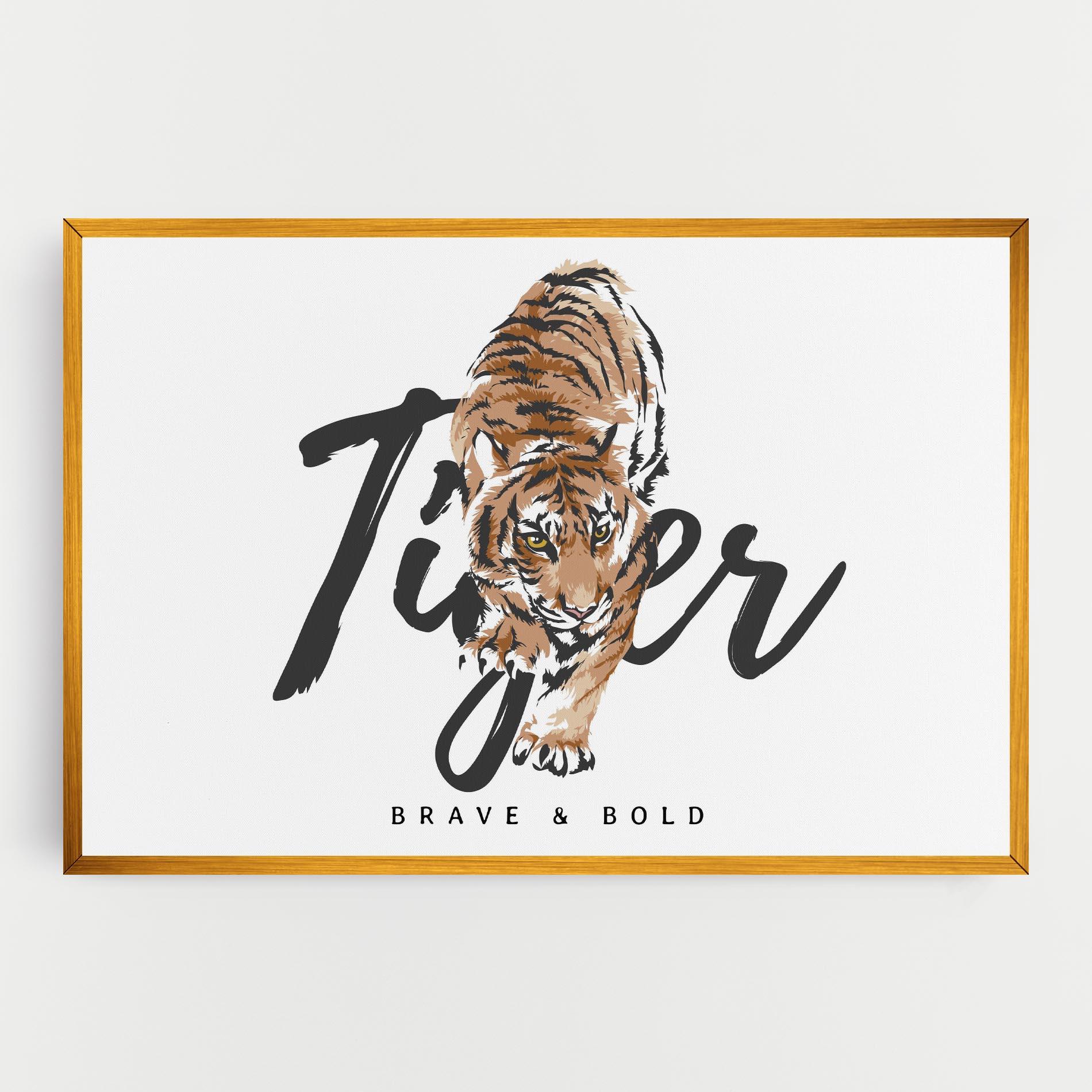 Leinwandbild Brave And Bold mockup 0