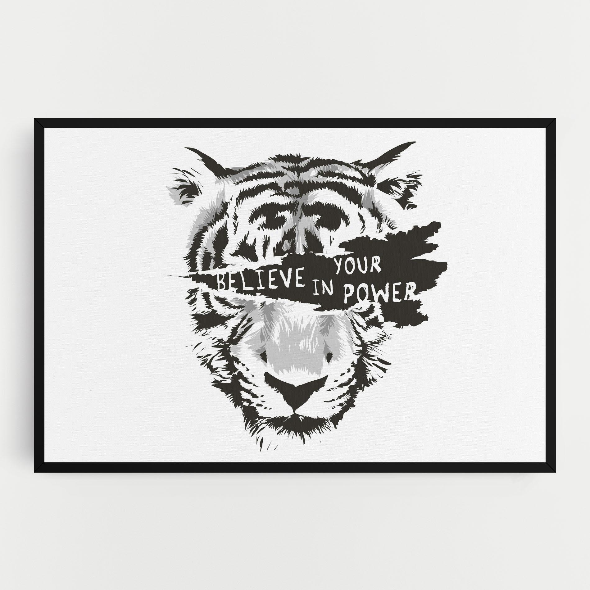 Leinwandbild Belive In Your Power mockup 0