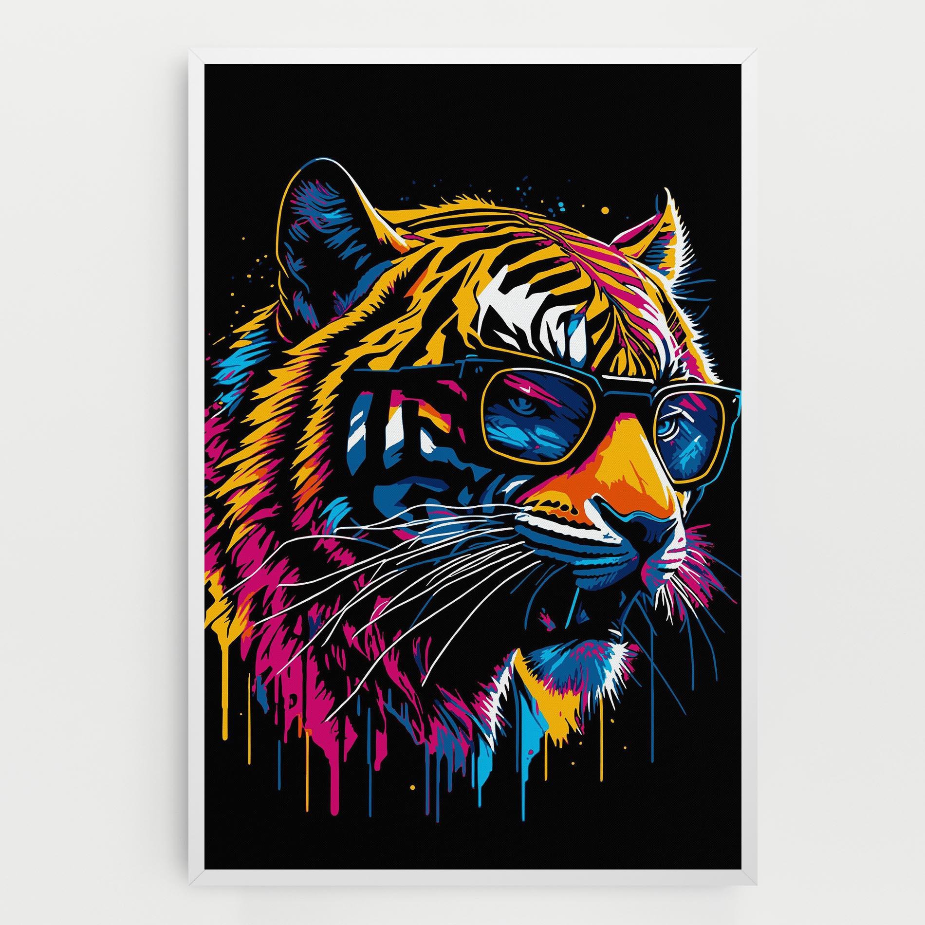 Leinwandbild Cool Tiger mockup 0