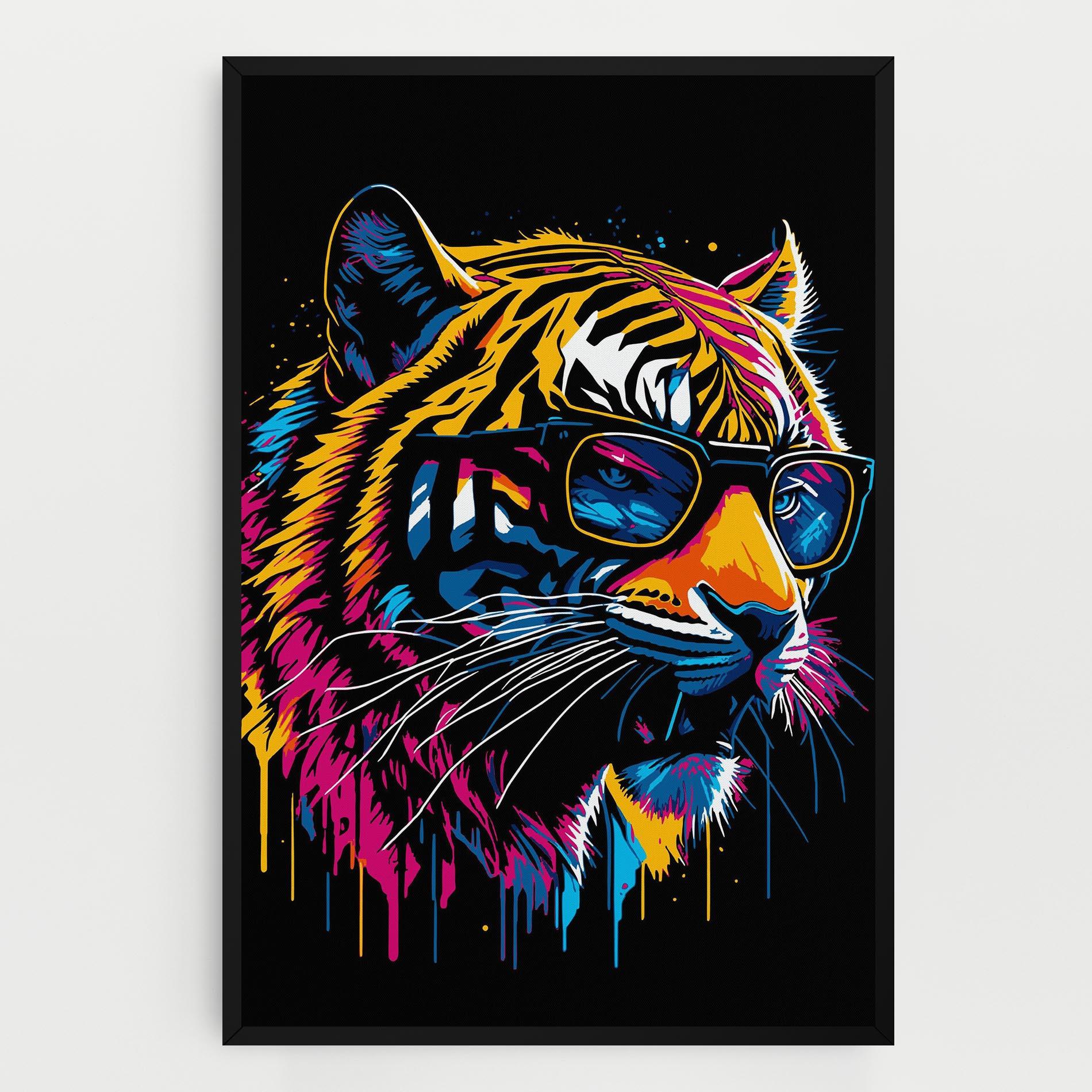 Leinwandbild Cool Tiger mockup 0