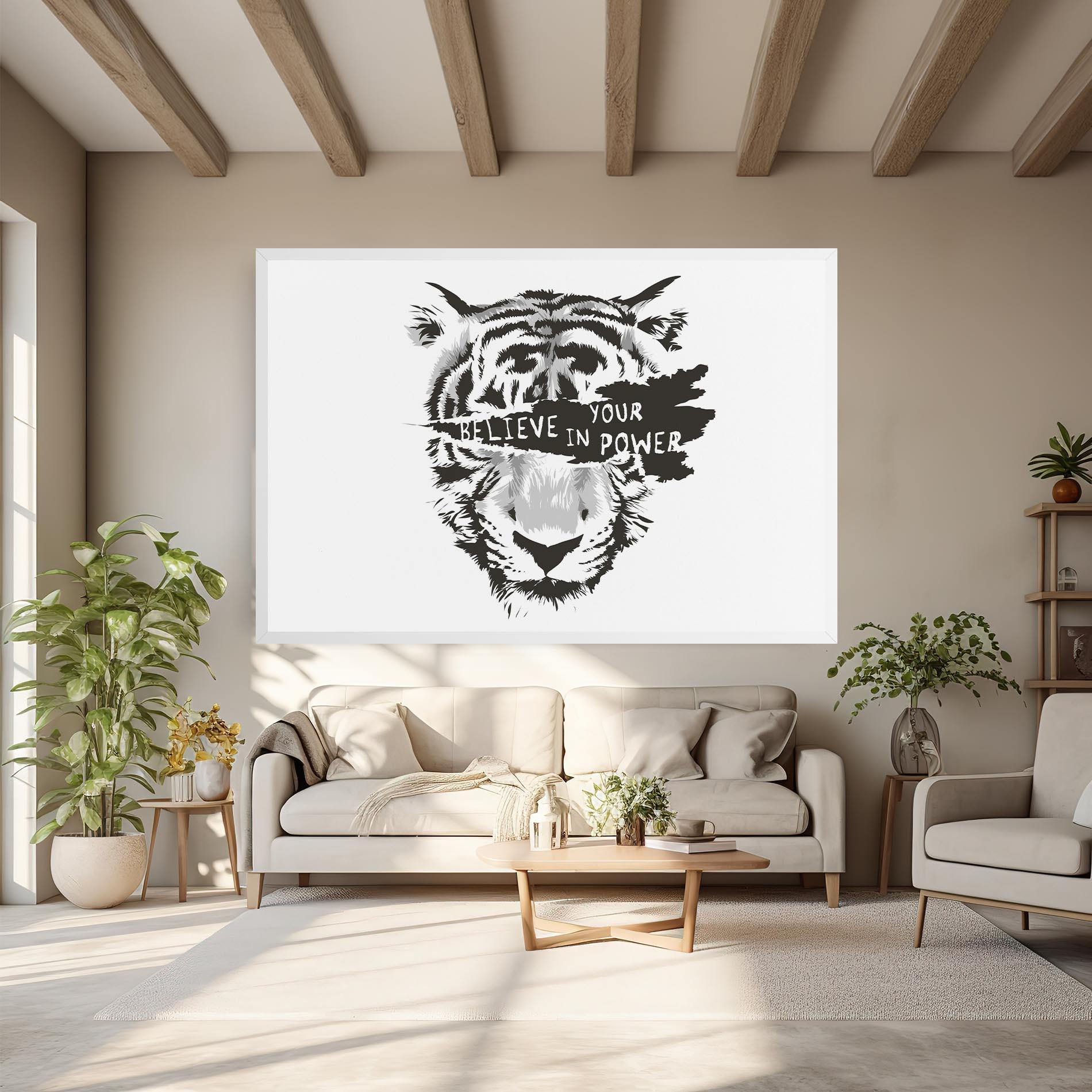 Leinwandbild Belive In Your Power mockup 6