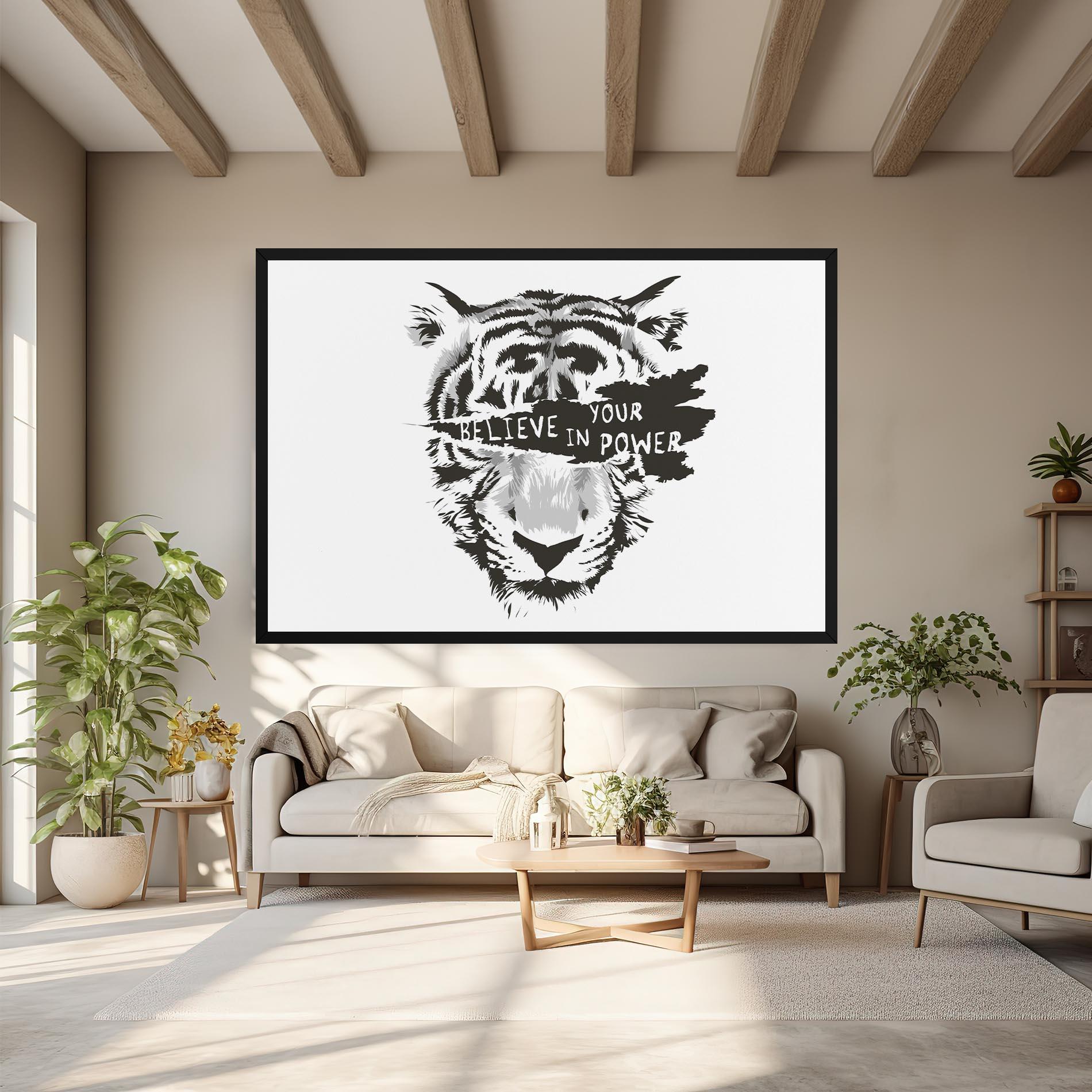 Leinwandbild Belive In Your Power mockup 6