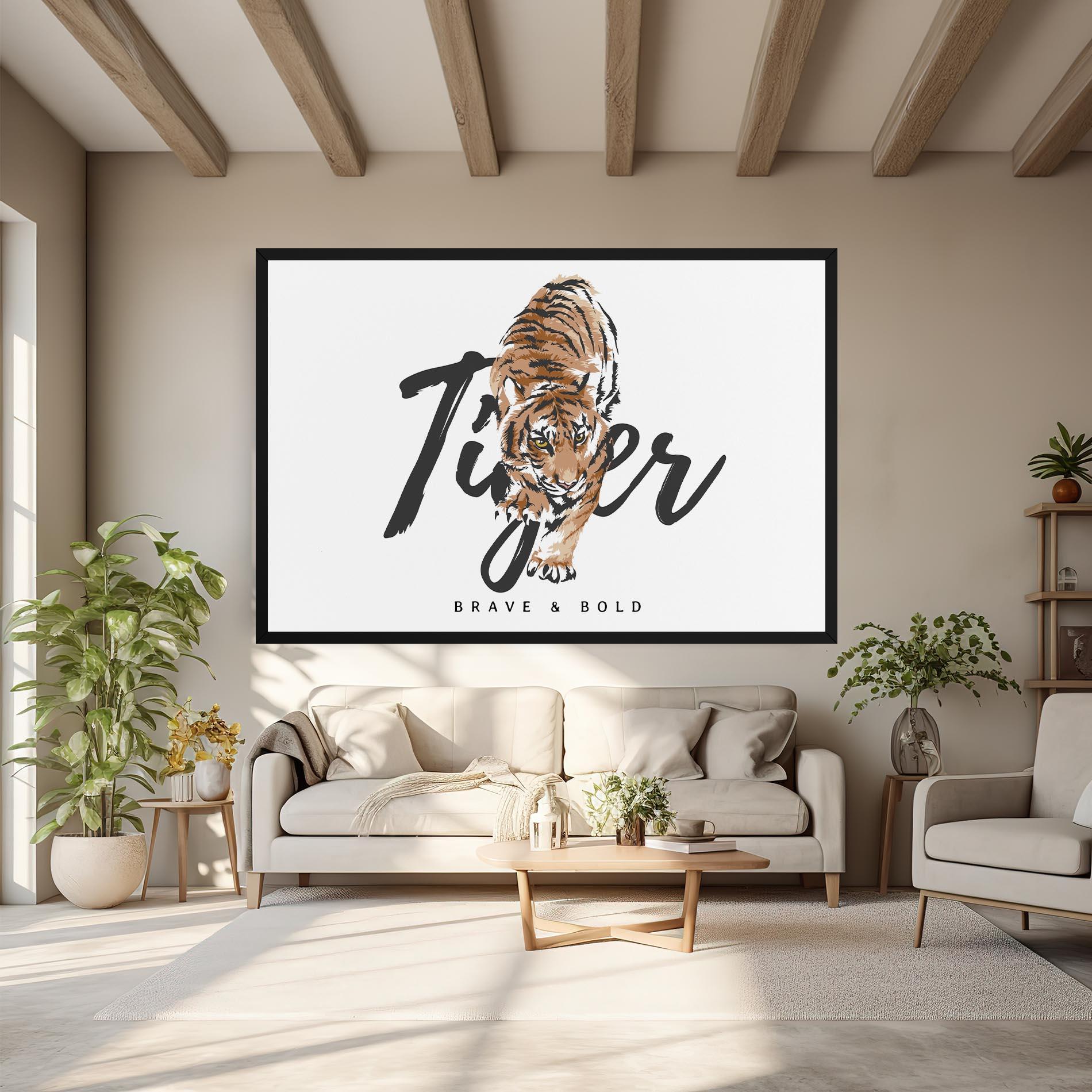 Leinwandbild Brave And Bold mockup 6