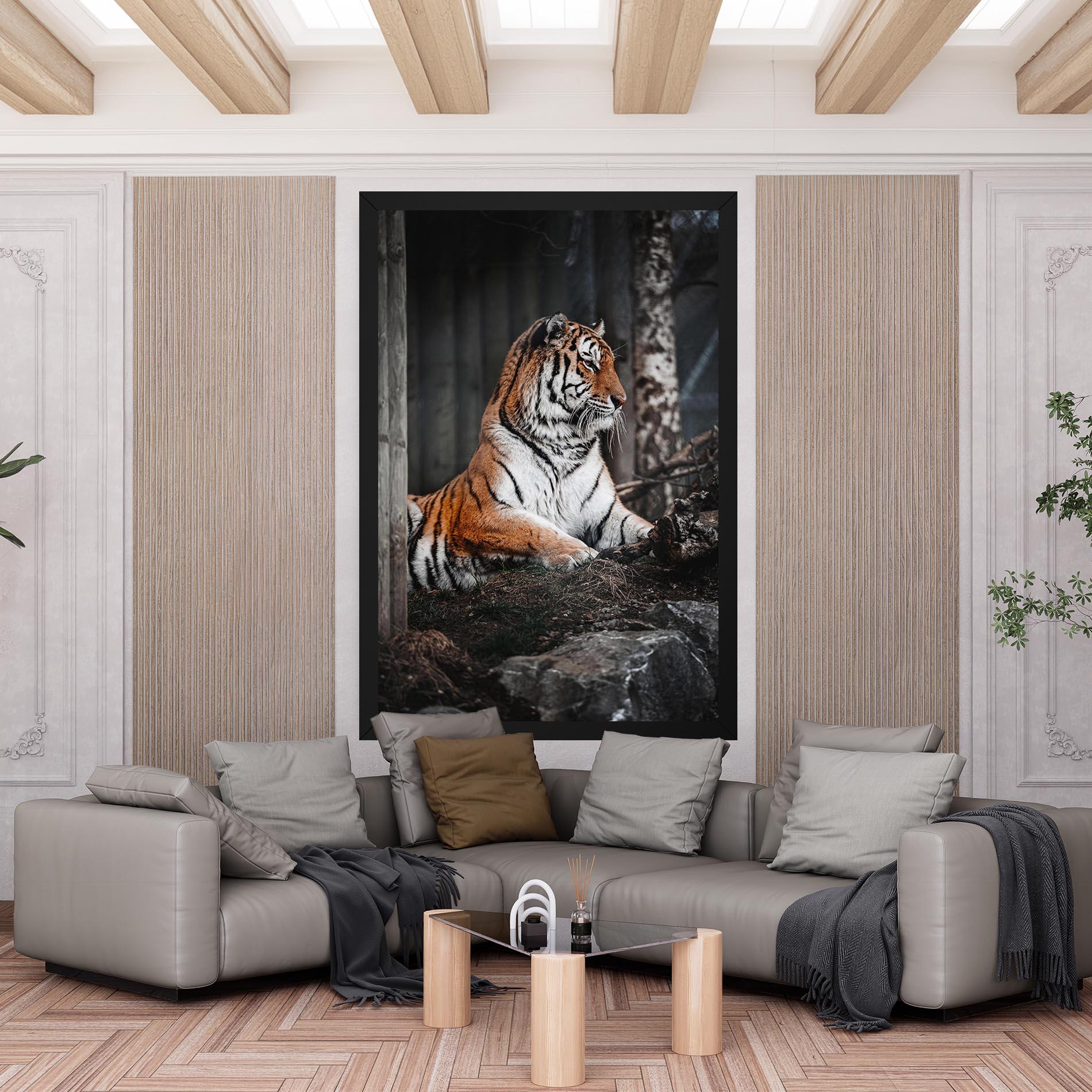 Leinwandbild Forest Tiger mockup 6