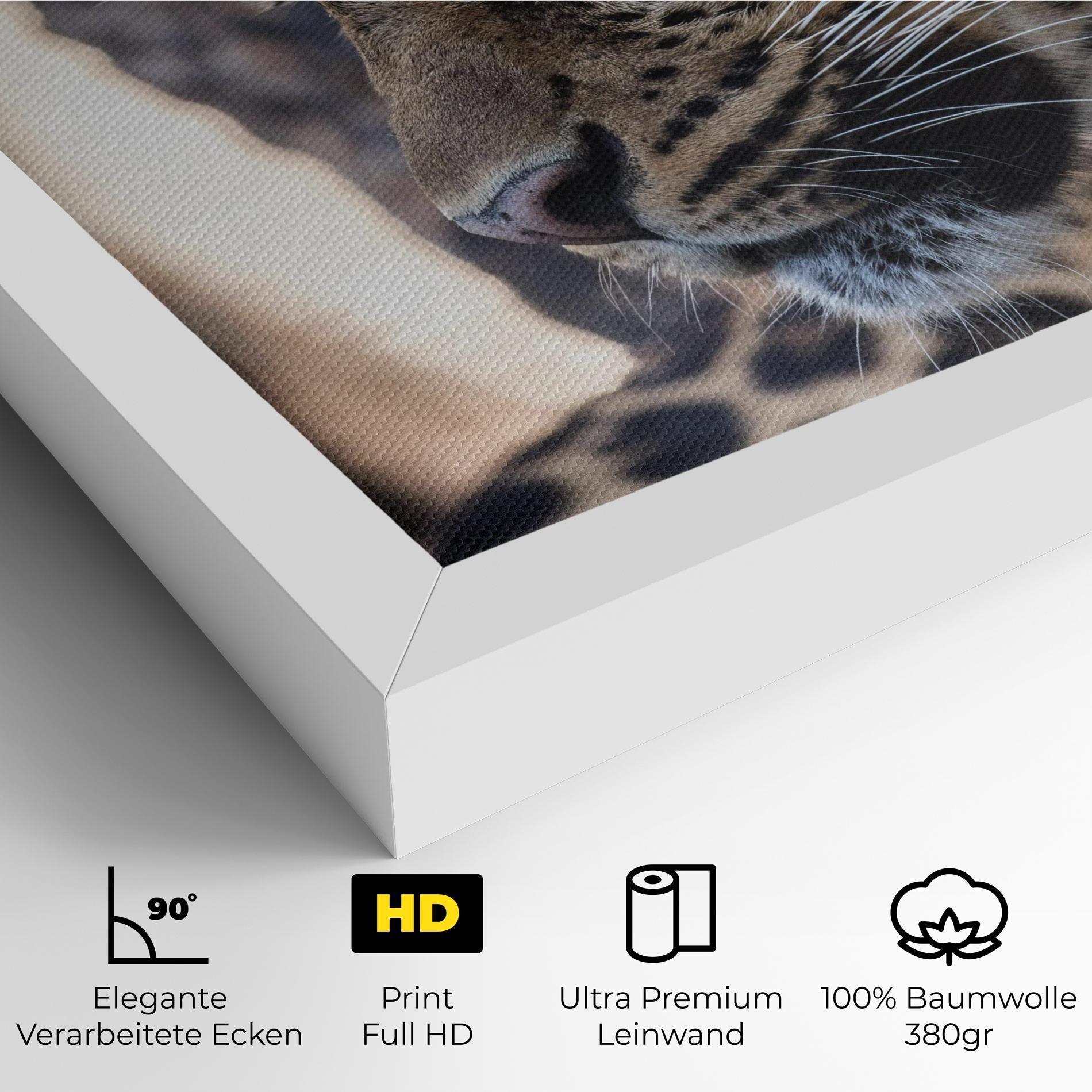 Leinwandbild Blue Tiger mockup 4