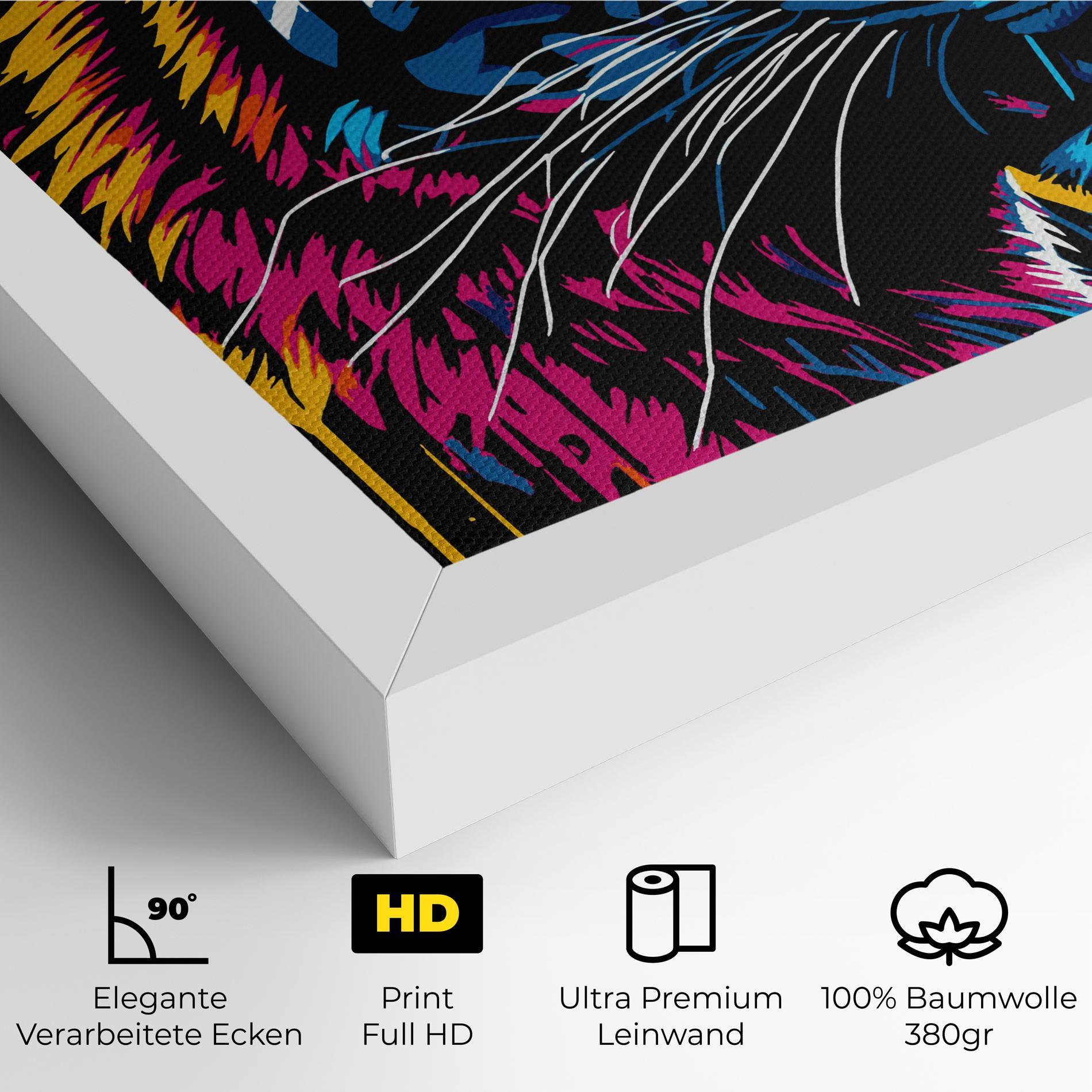 Leinwandbild Cool Tiger mockup 4