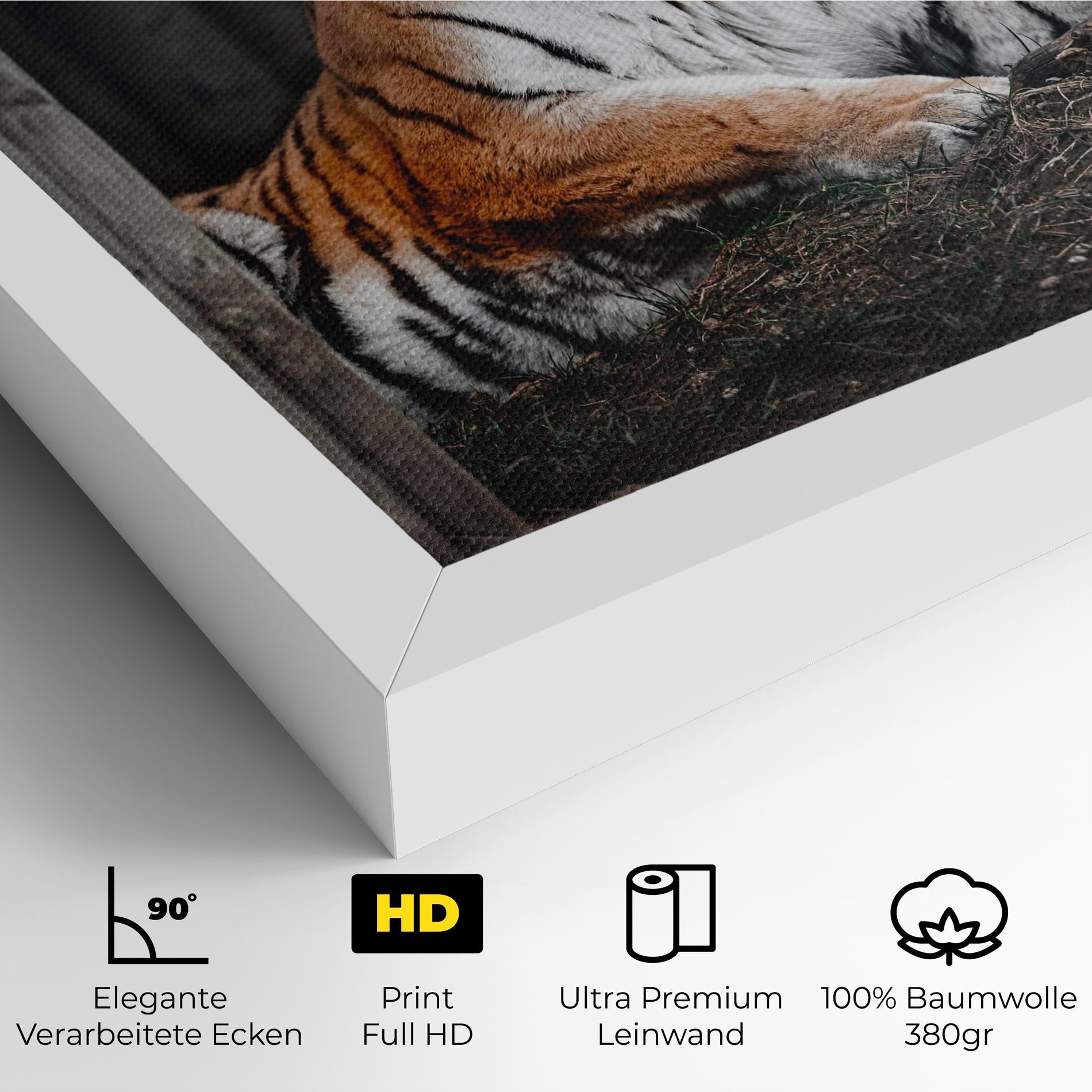 Leinwandbild Forest Tiger mockup 4