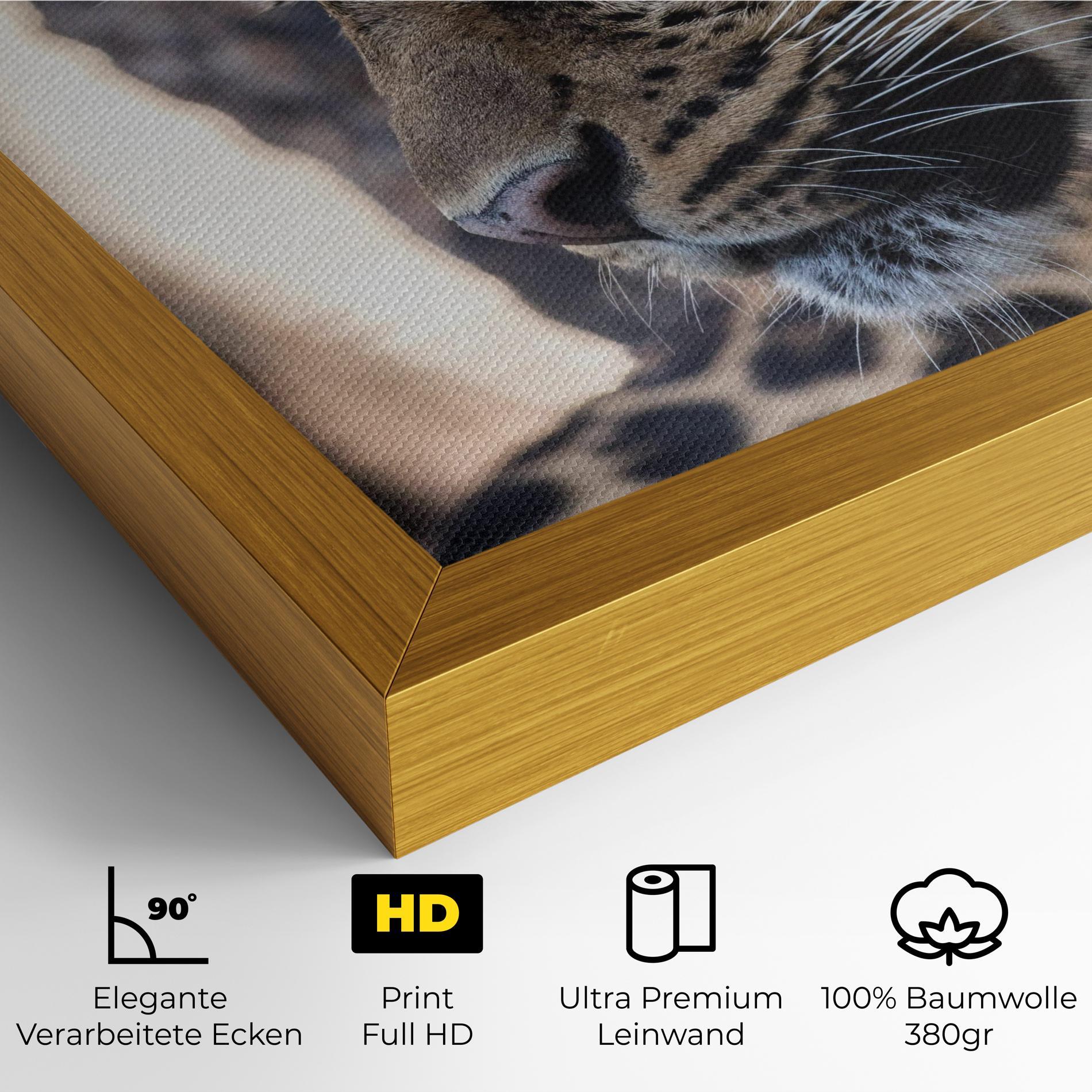 Leinwandbild Blue Tiger mockup 4
