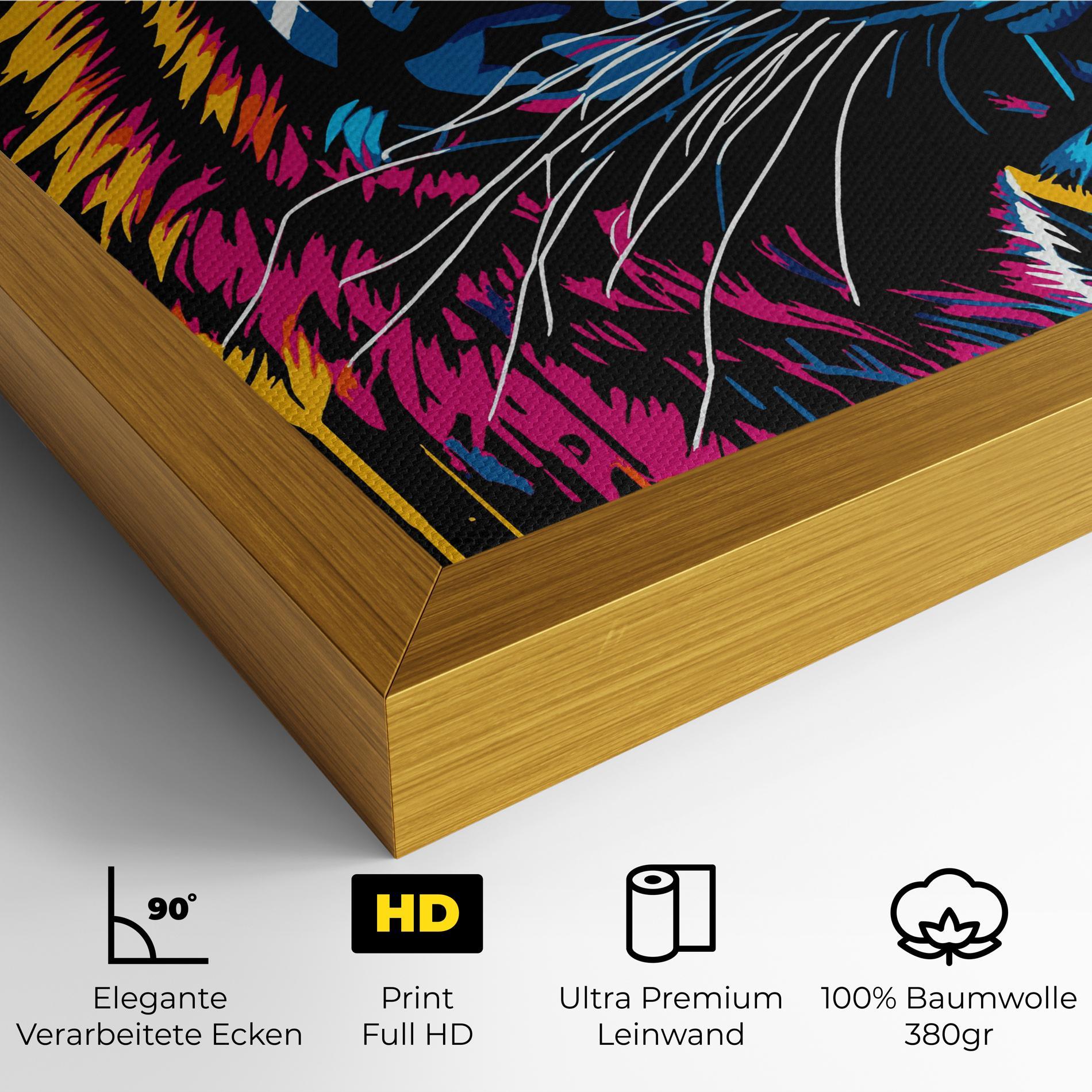 Leinwandbild Cool Tiger mockup 4