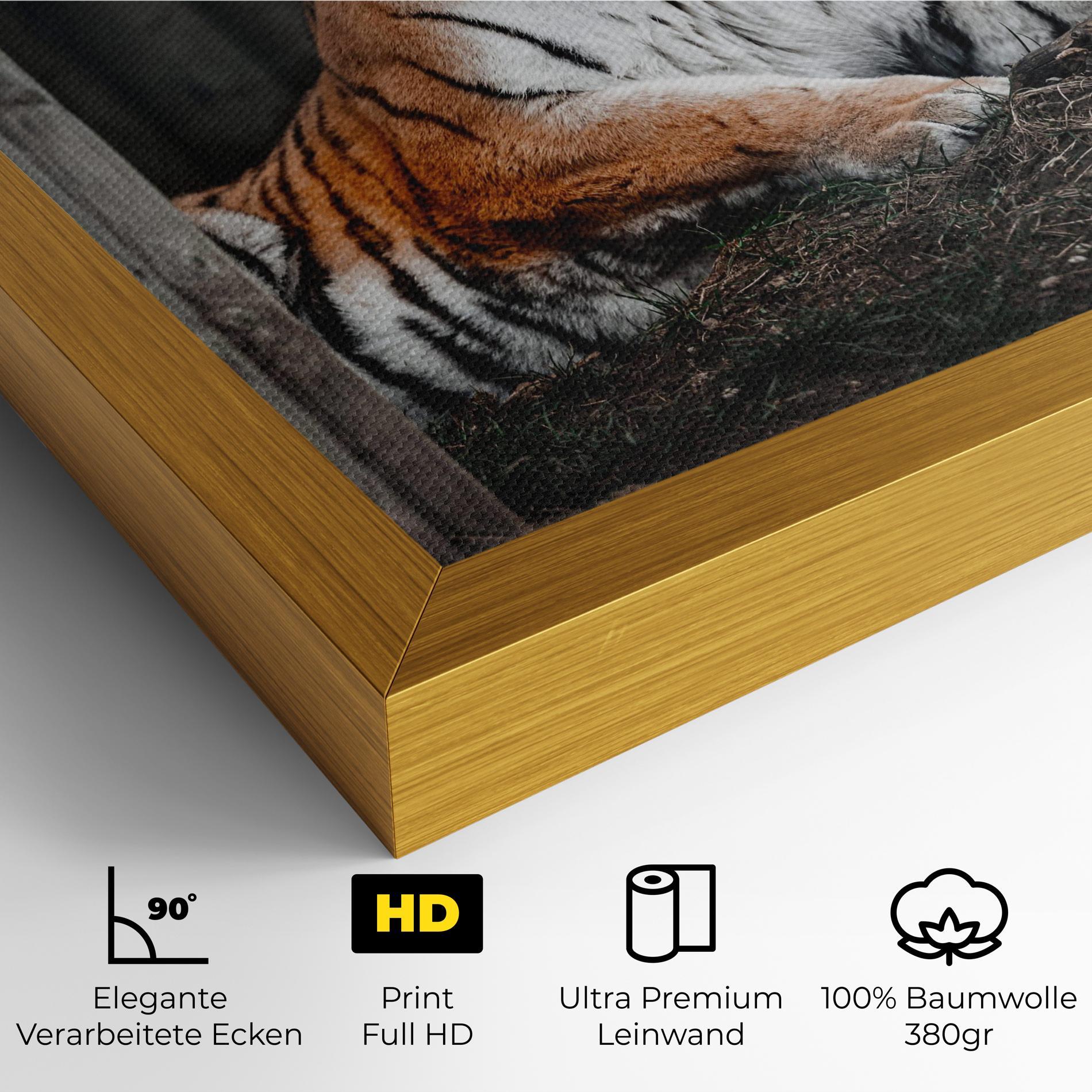 Leinwandbild Forest Tiger mockup 4