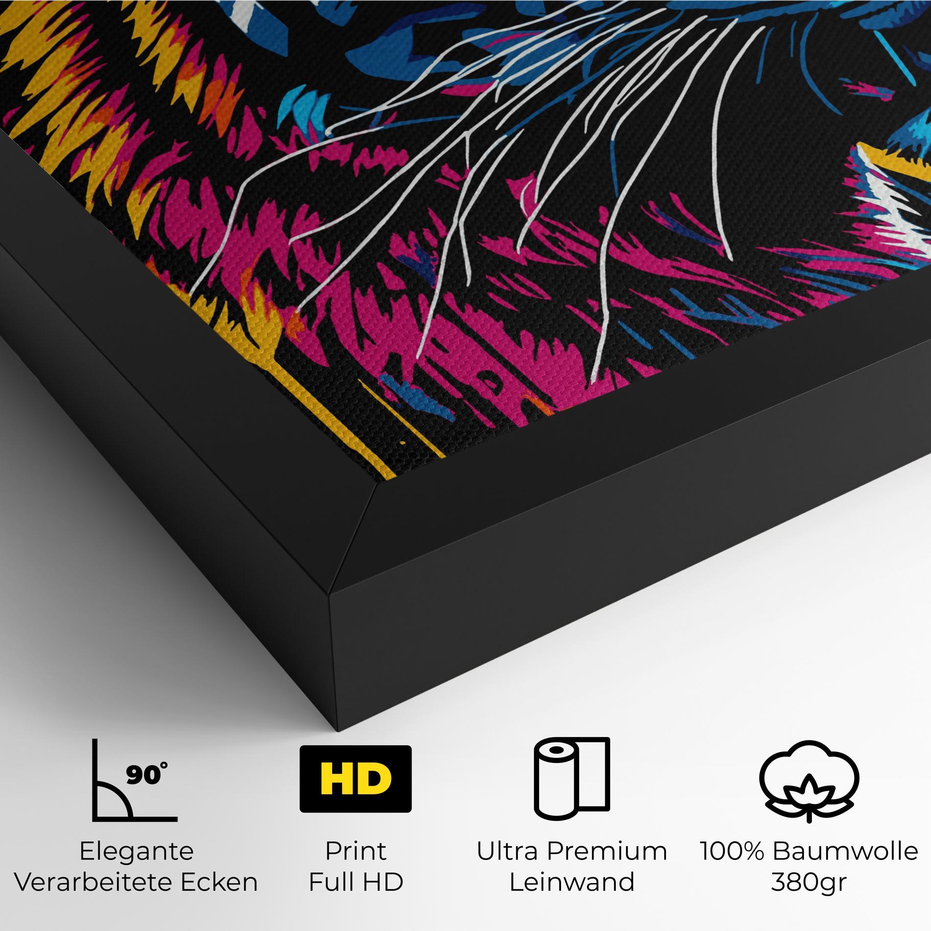 Leinwandbild Cool Tiger mockup 4