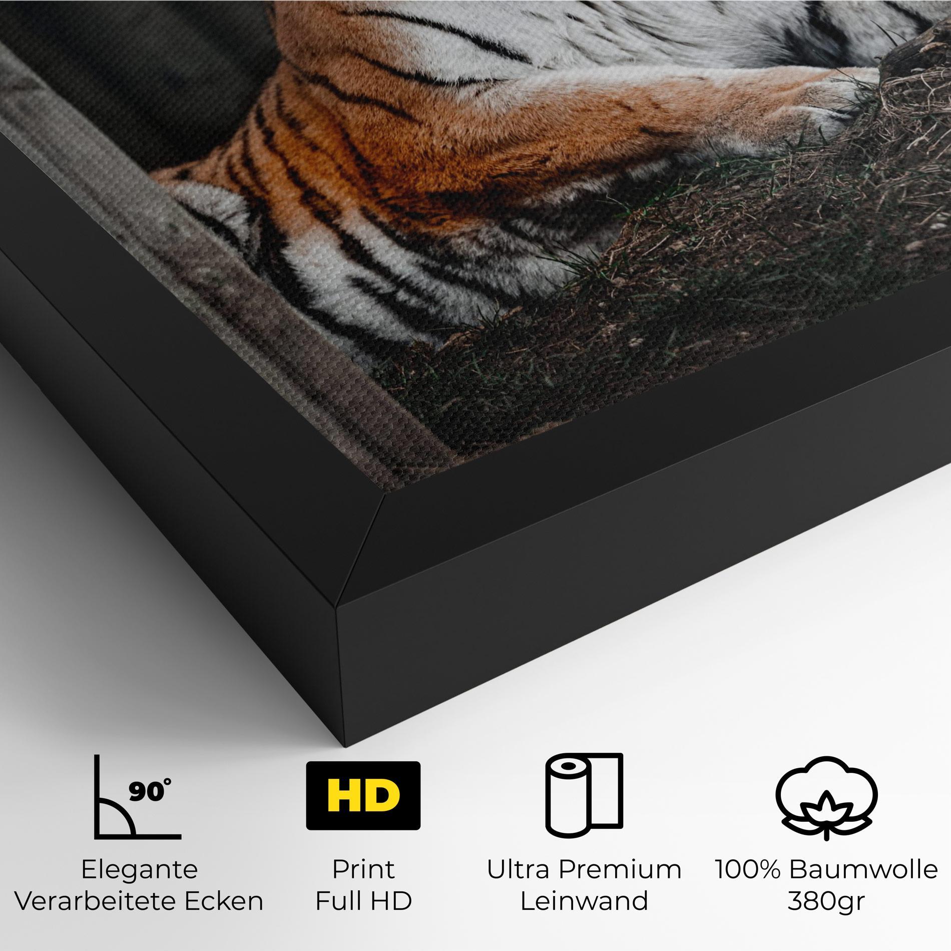Leinwandbild Forest Tiger mockup 4