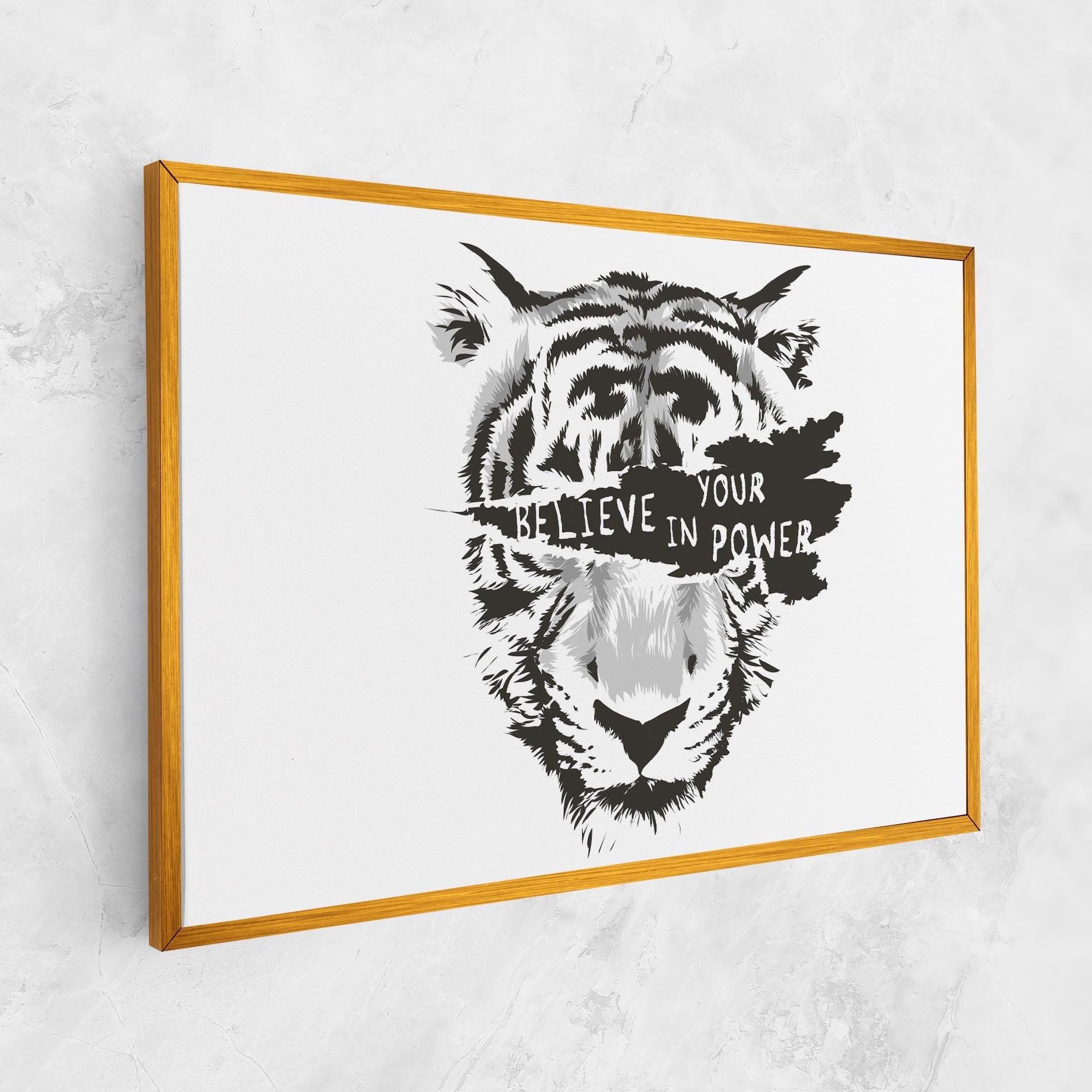 Leinwandbild Belive In Your Power mockup 1