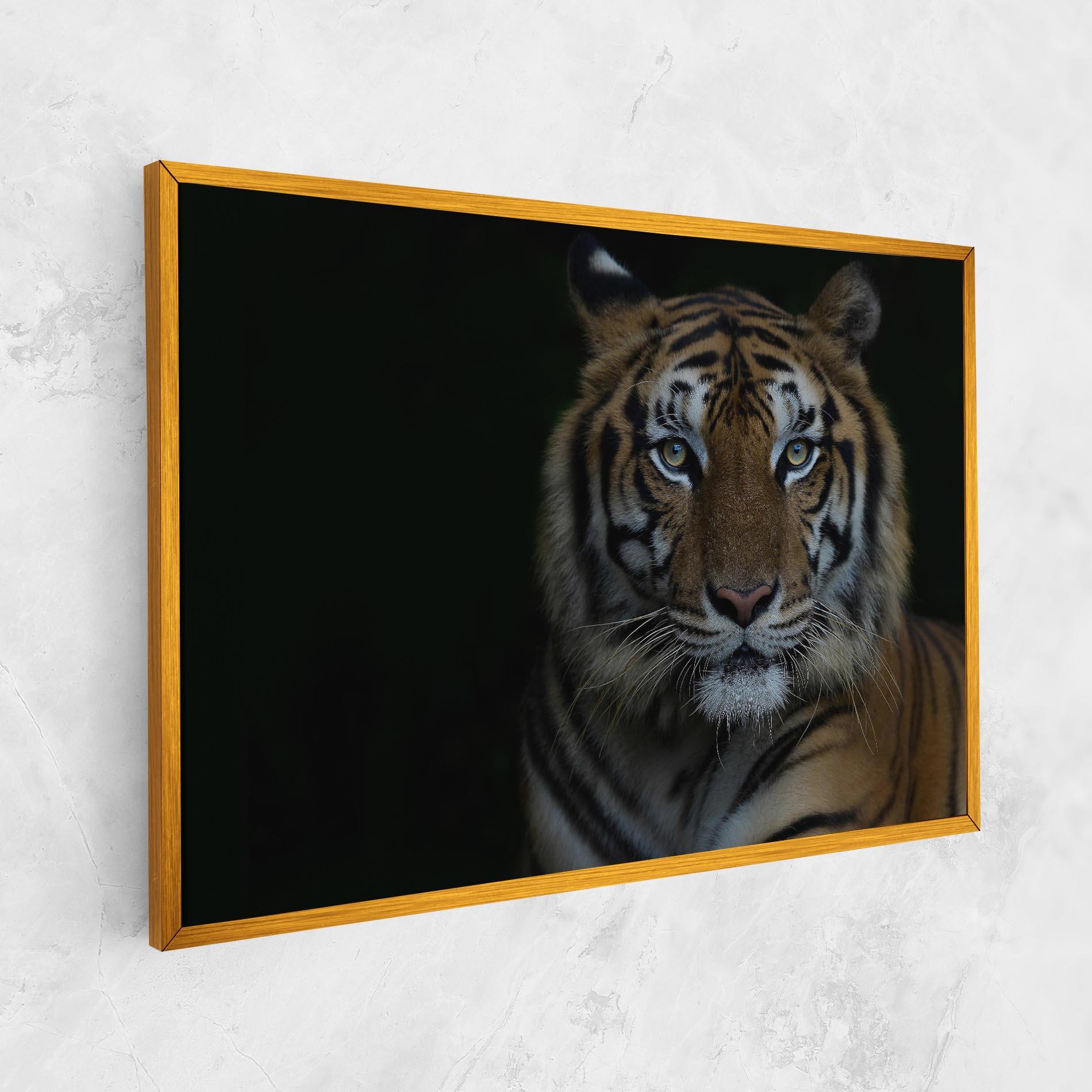 Leinwandbild Close Up Tiger mockup 1