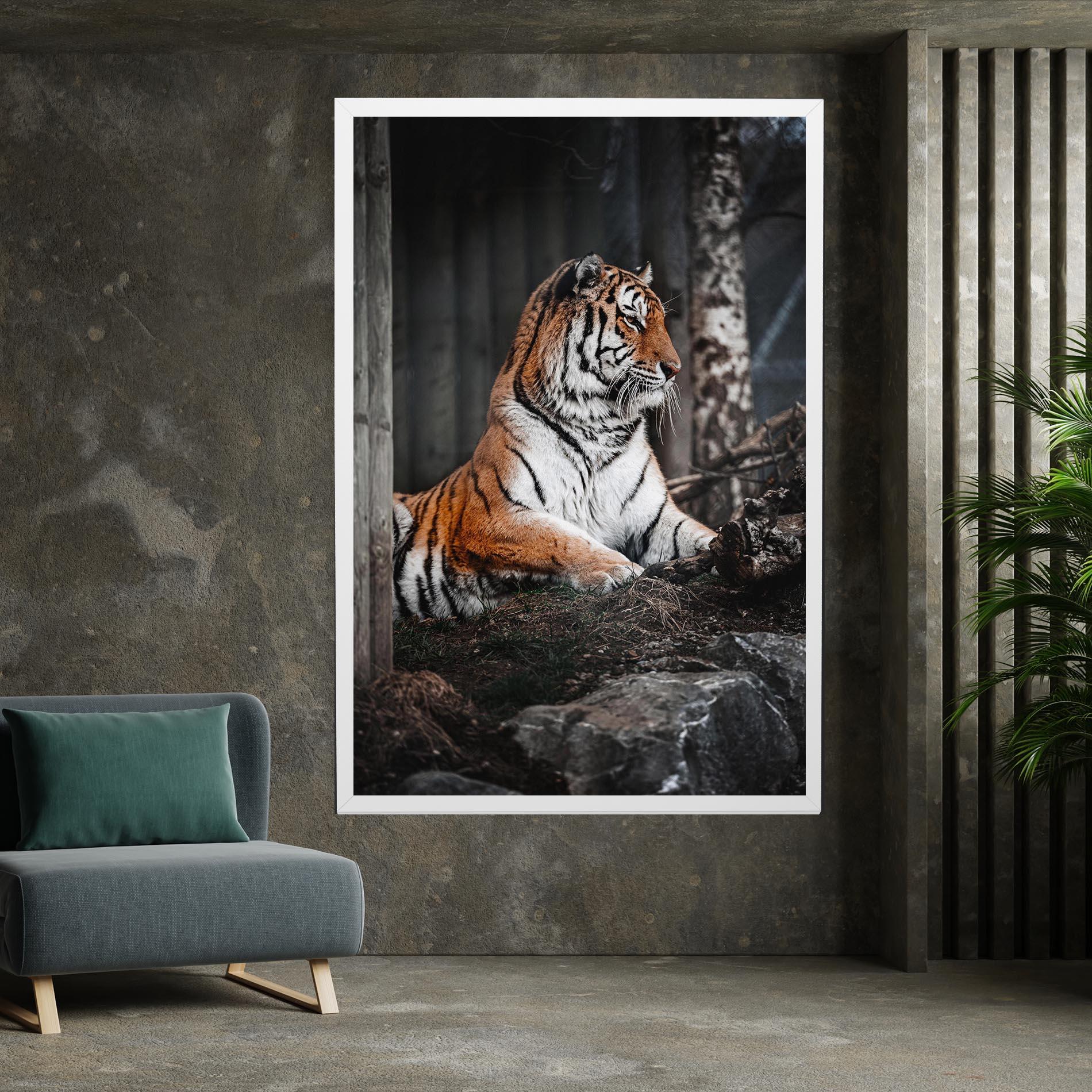 Leinwandbild Forest Tiger mockup 7