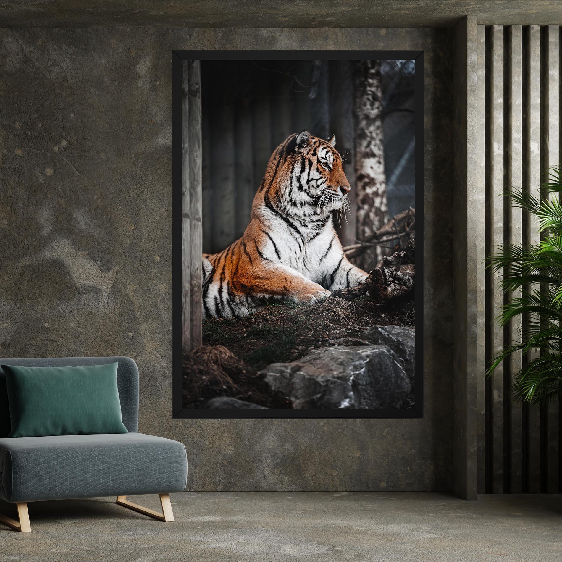 Leinwandbild Forest Tiger mockup 7