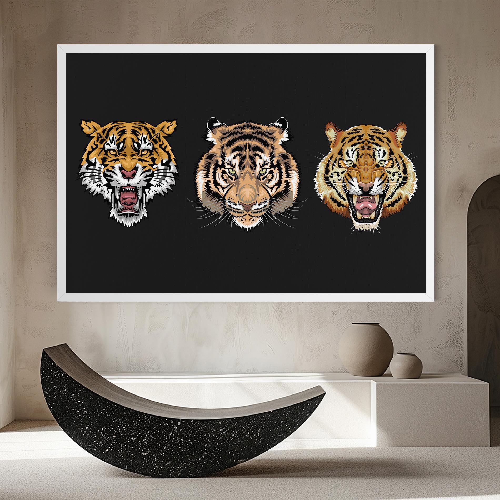 Leinwandbild 3 Tigers mockup 8