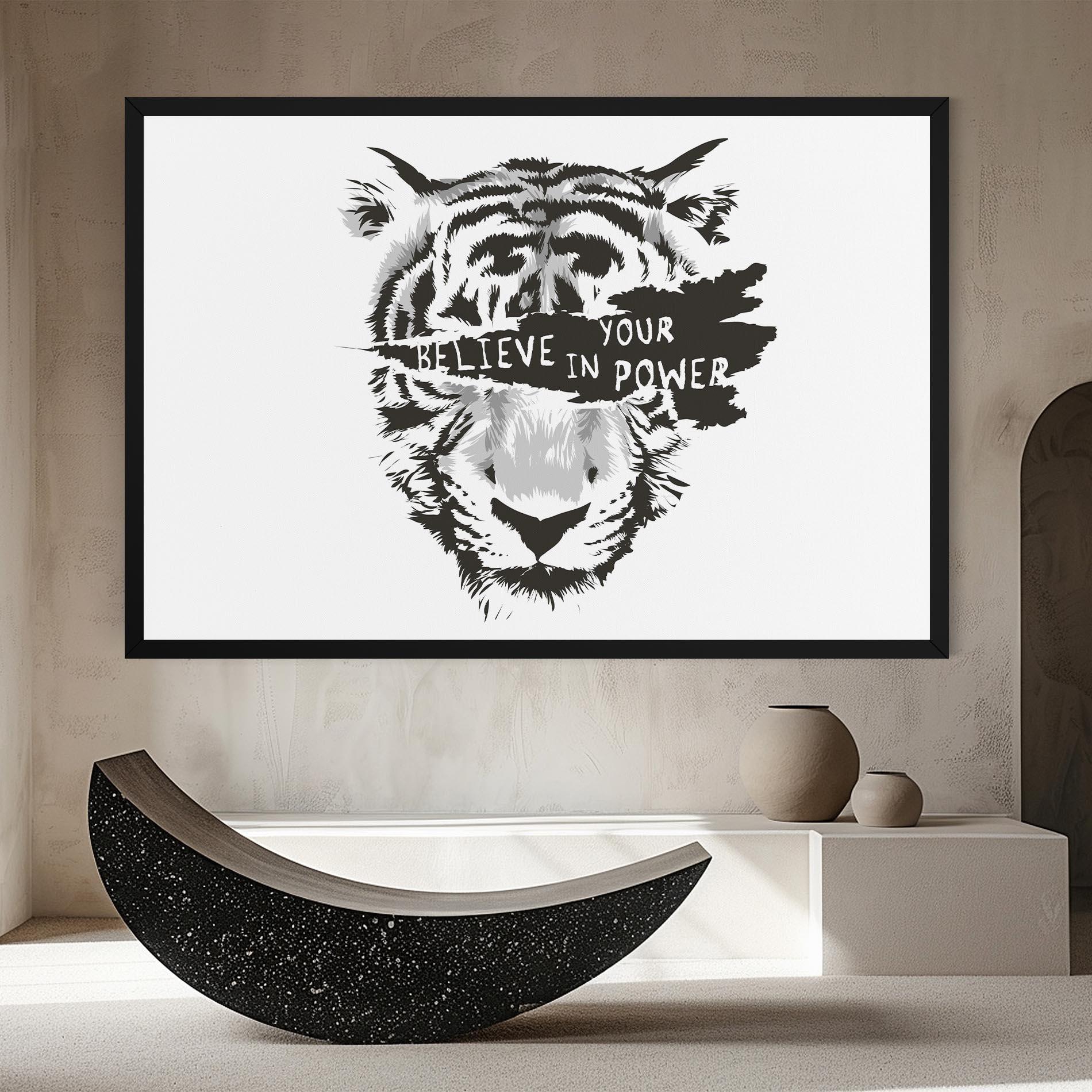 Leinwandbild Belive In Your Power mockup 8