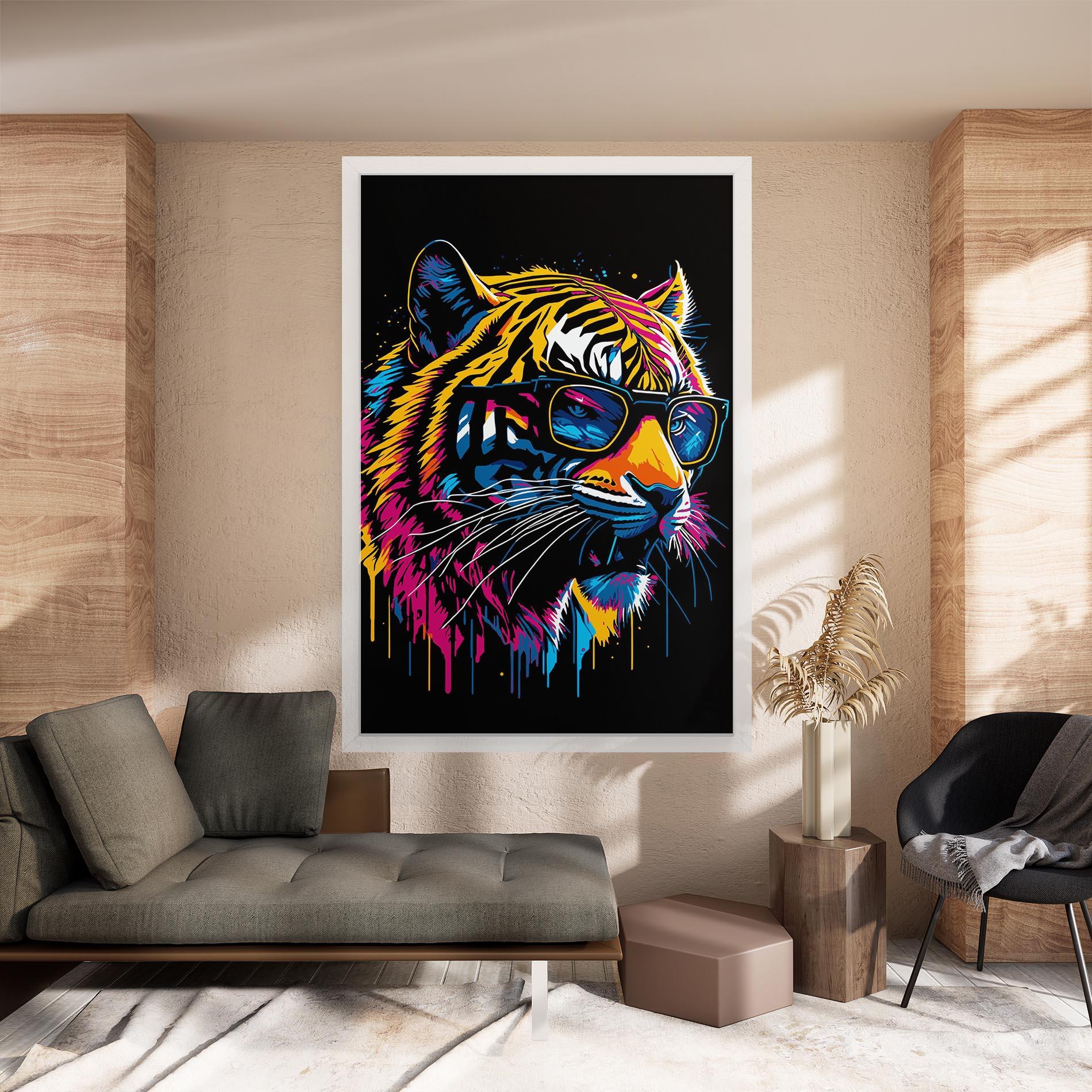Leinwandbild Cool Tiger mockup 8