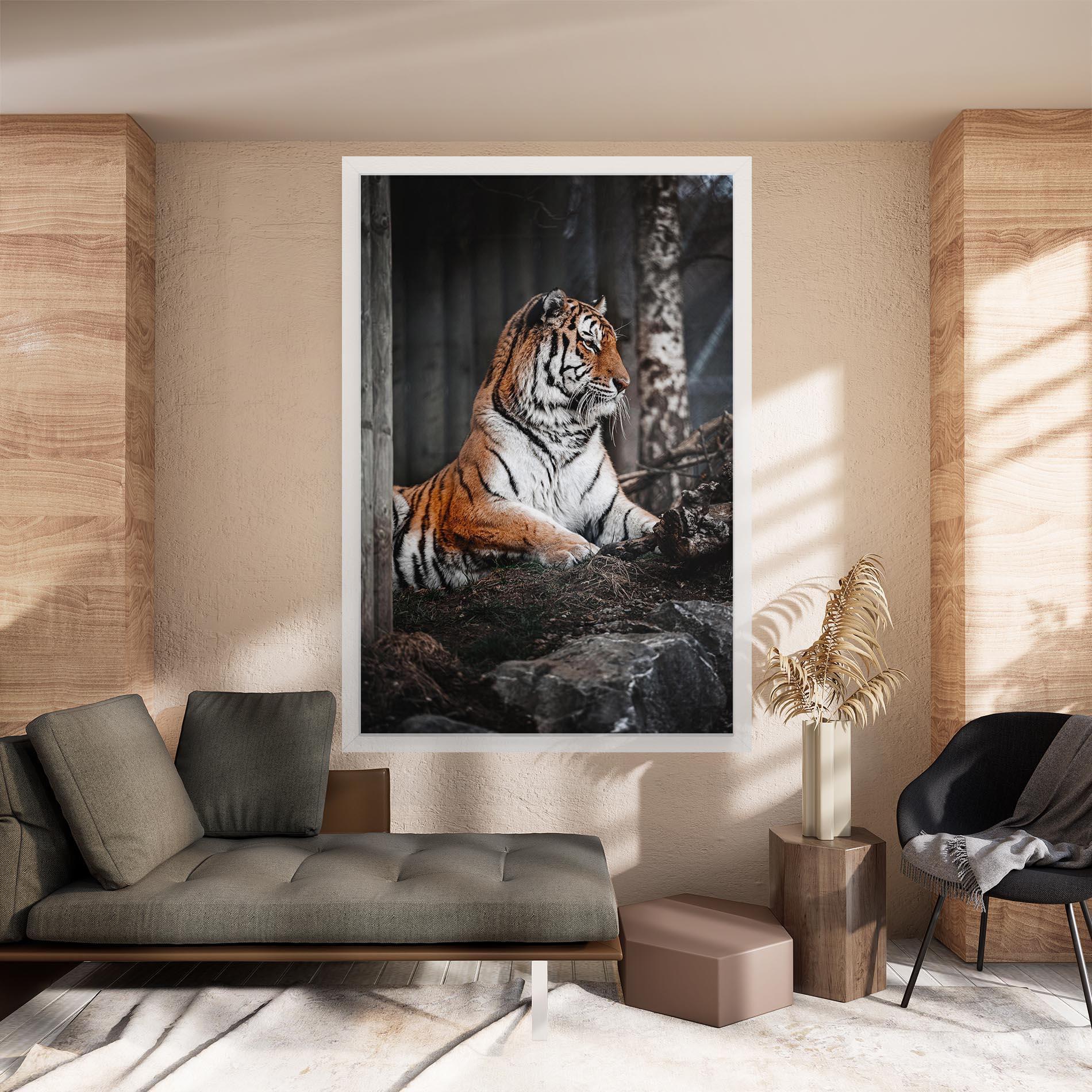Leinwandbild Forest Tiger mockup 8