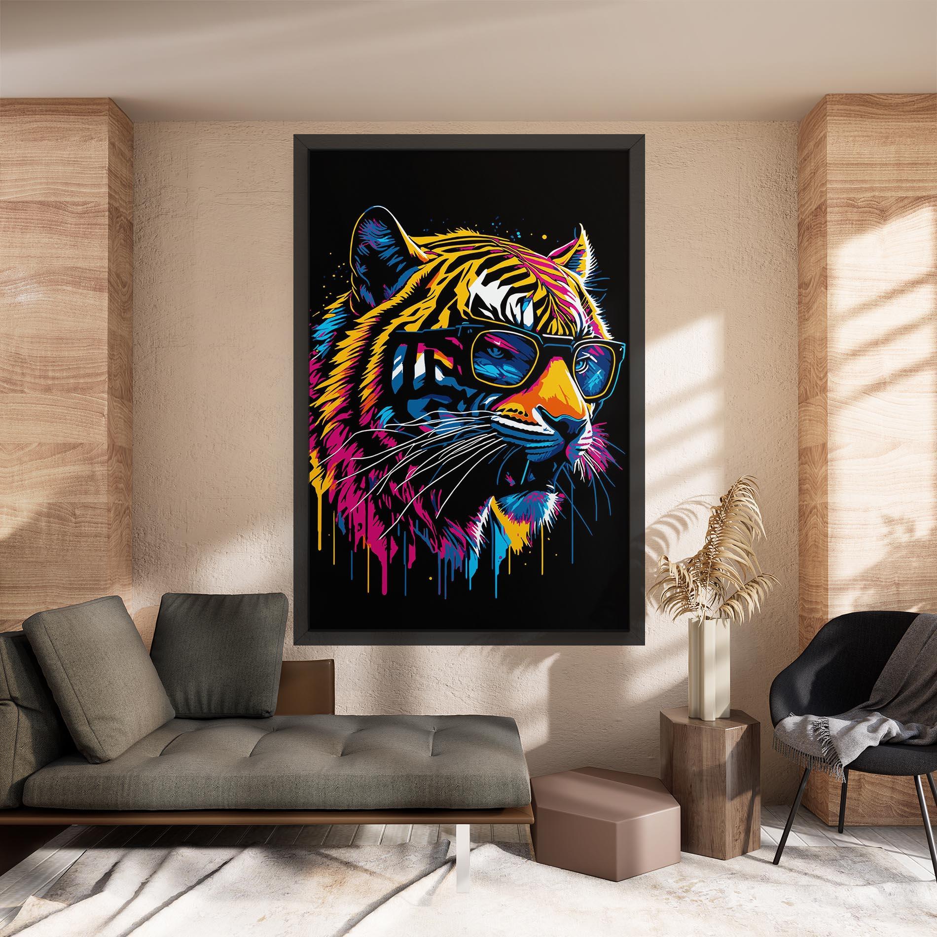 Leinwandbild Cool Tiger mockup 8